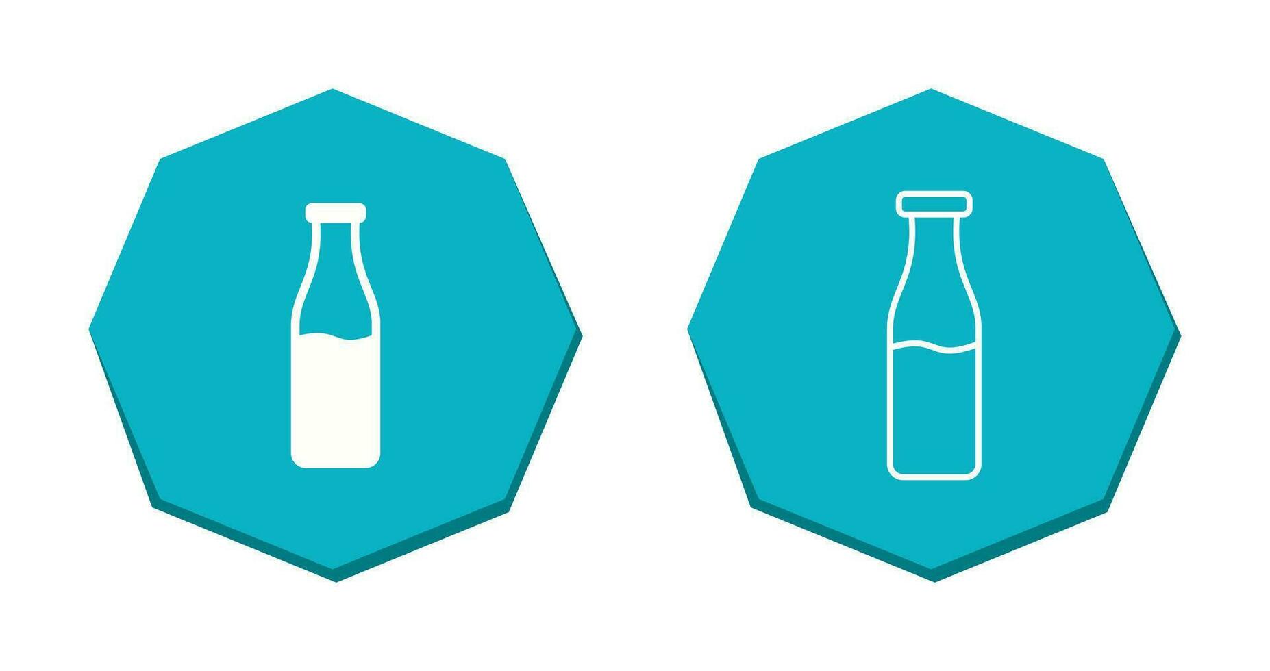 Milk Bottle Vector Icon