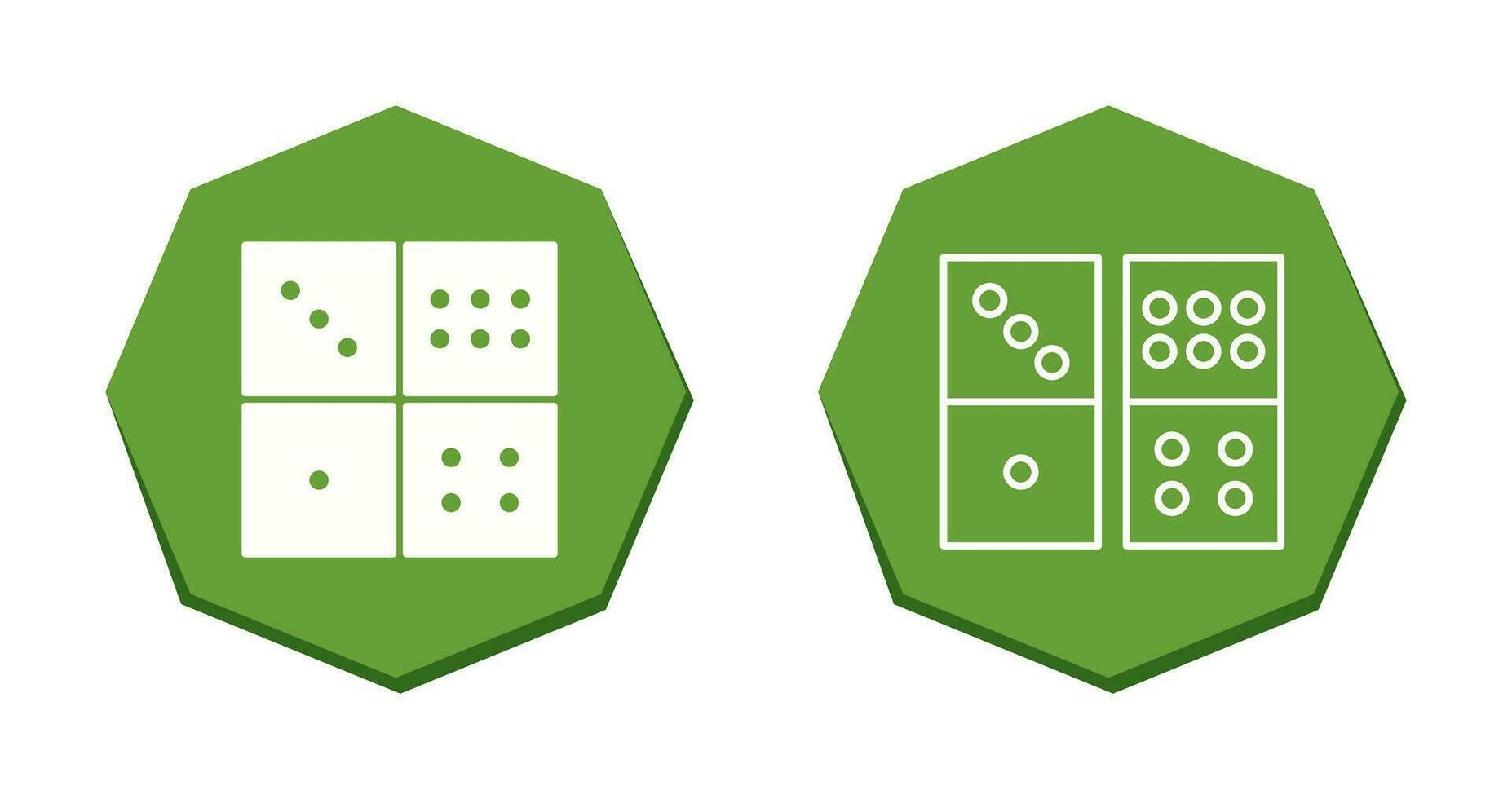 Domino Game Vector Icon