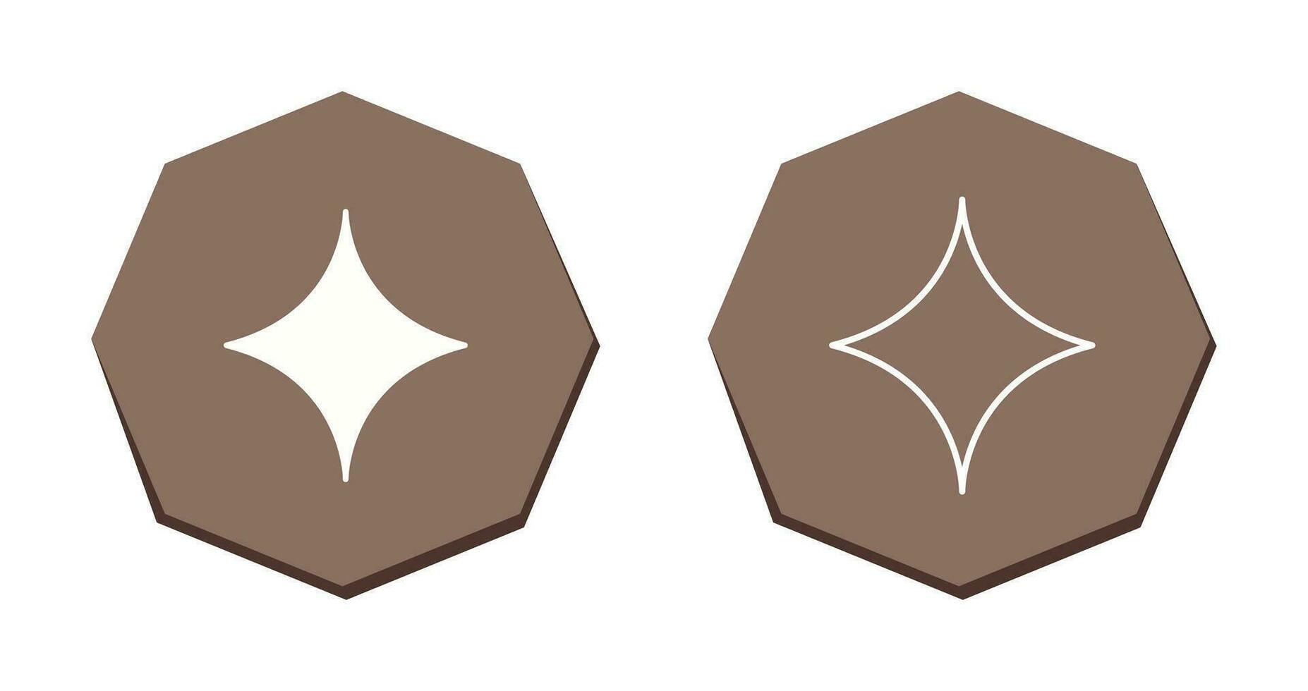 Unique Diamond Vector Icon