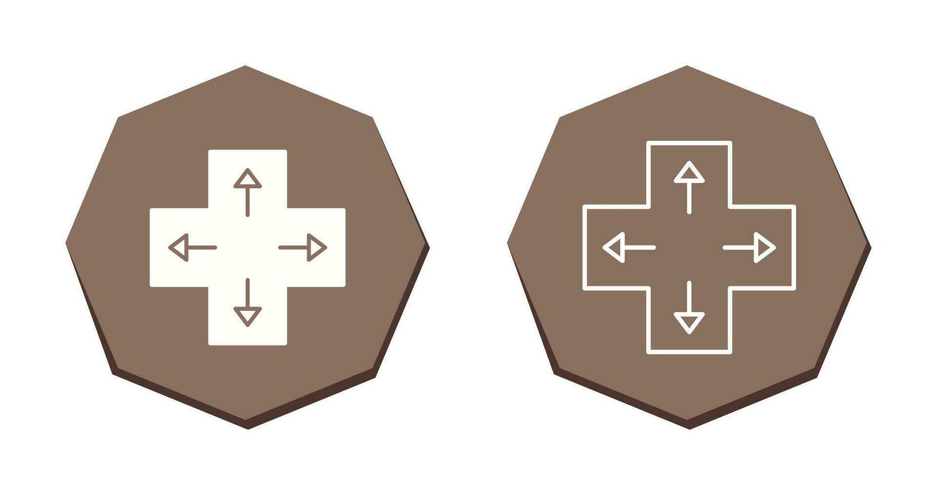 Unique Direction Keys Vector Icon