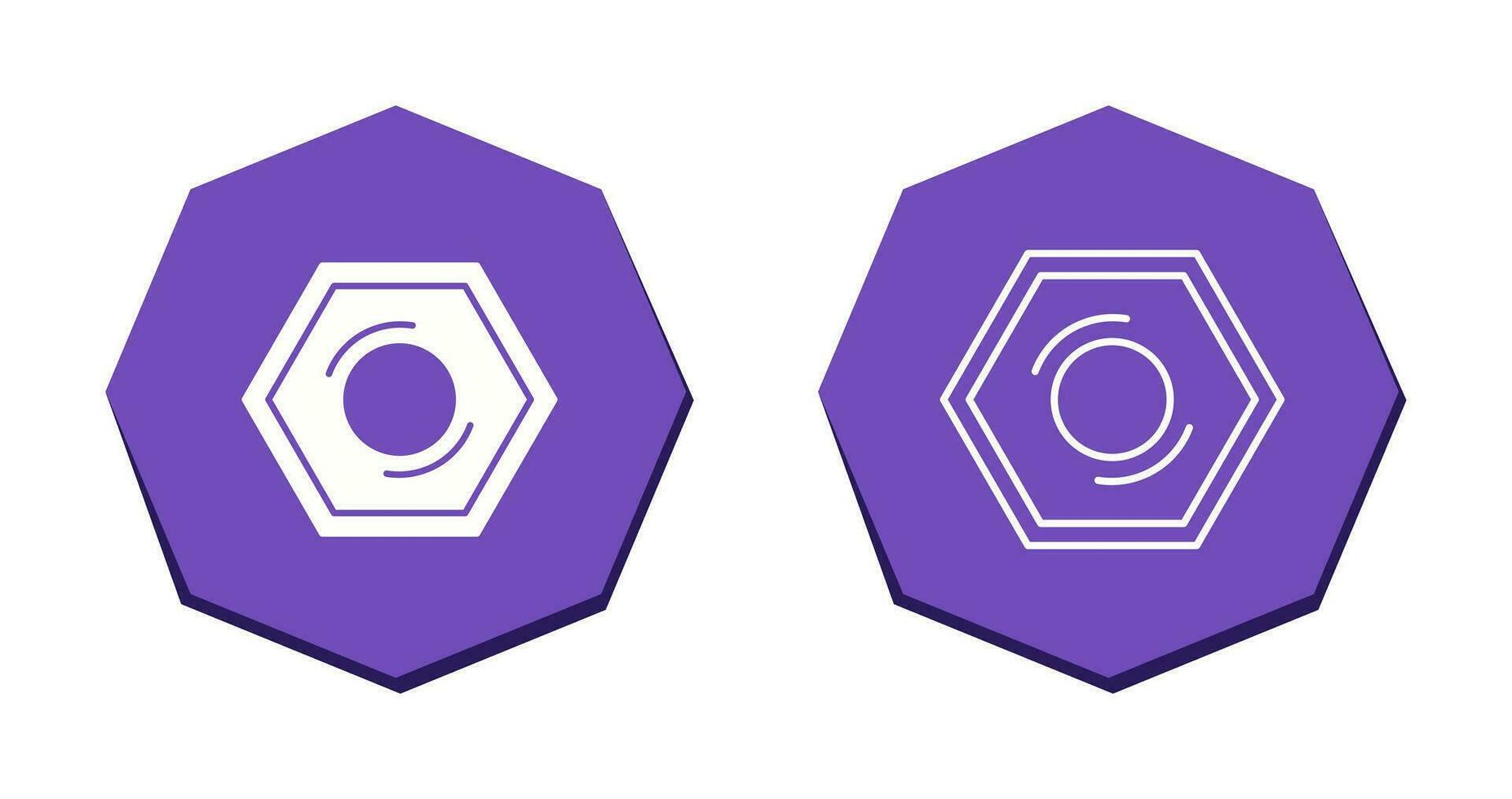 Nut Vector Icon