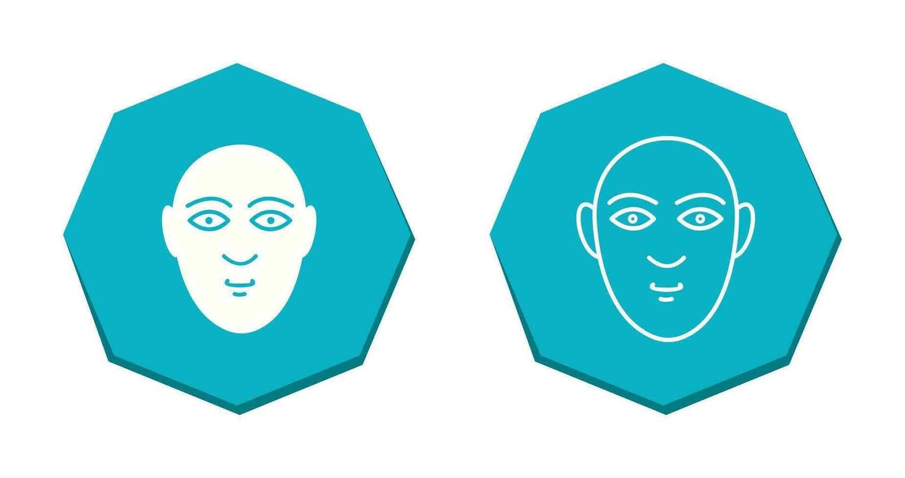 Human Face Vector Icon