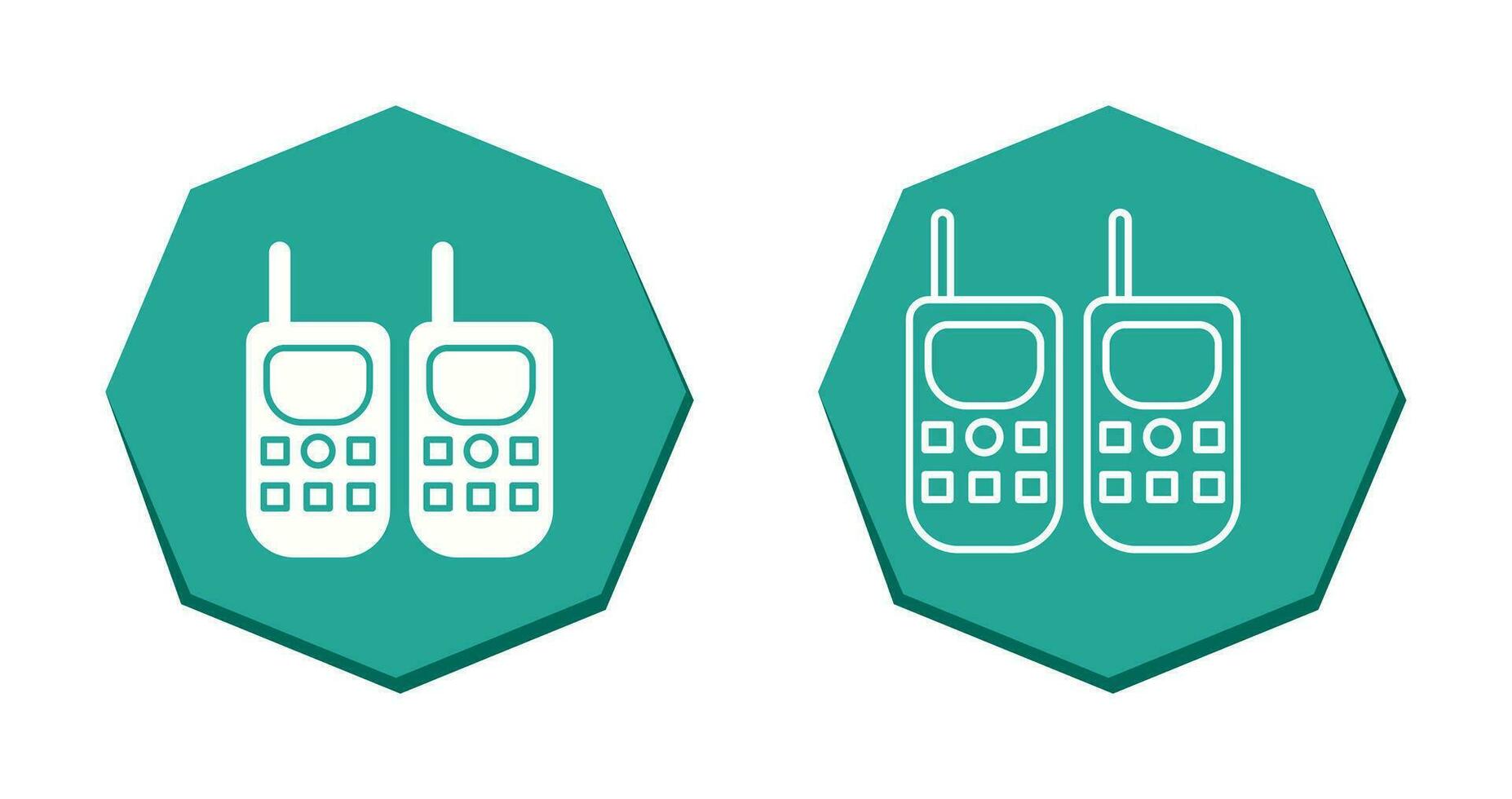 Walkie Talkie Vector Icon