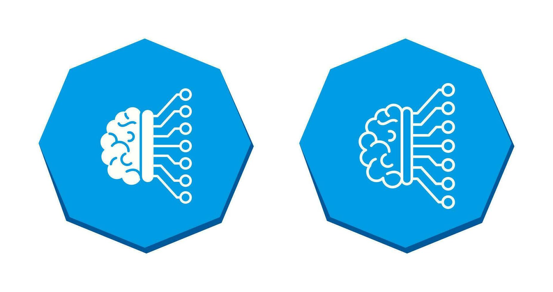 Machine Learning Vector Icon