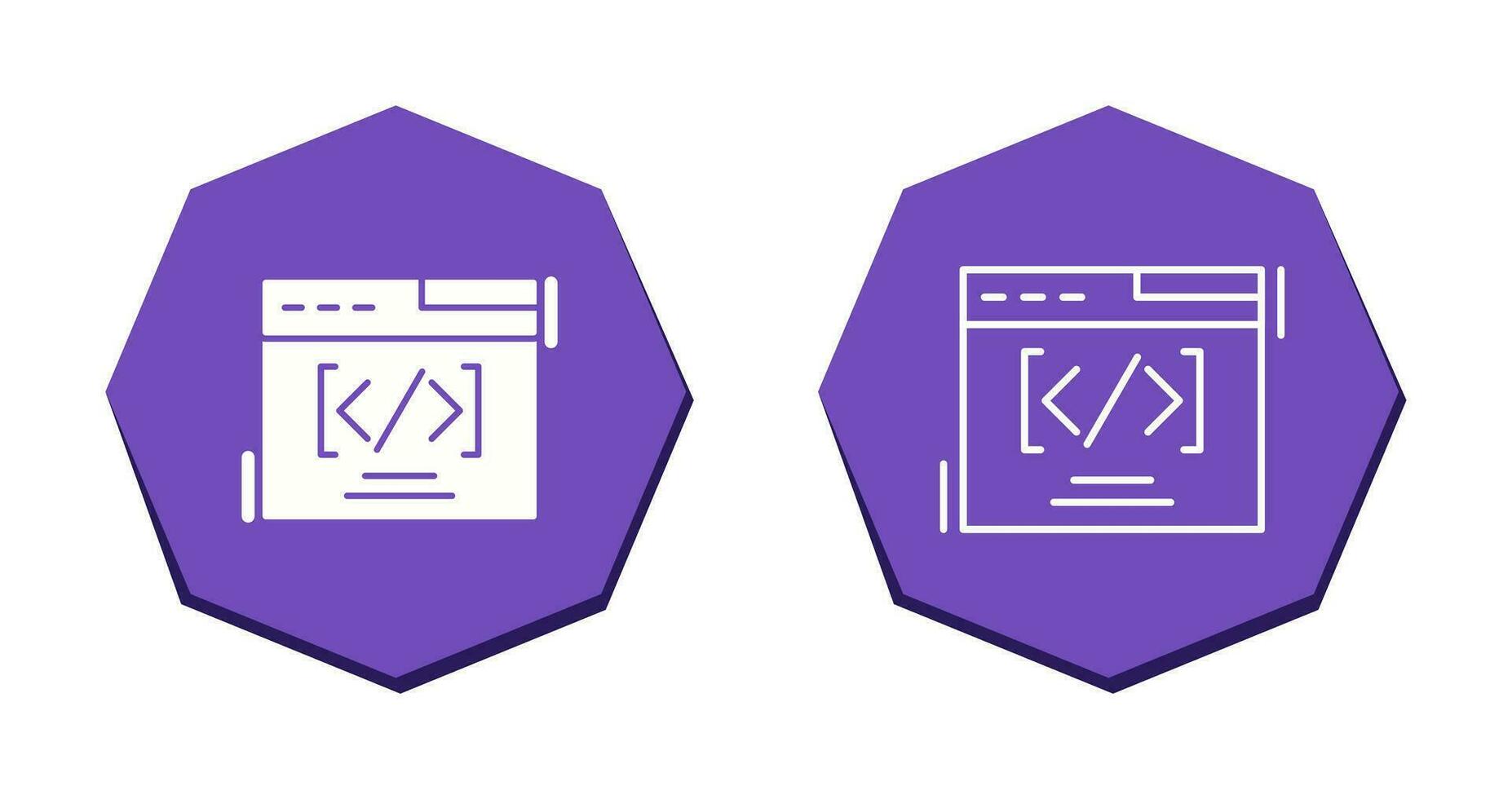 Web Coding Vector Icon