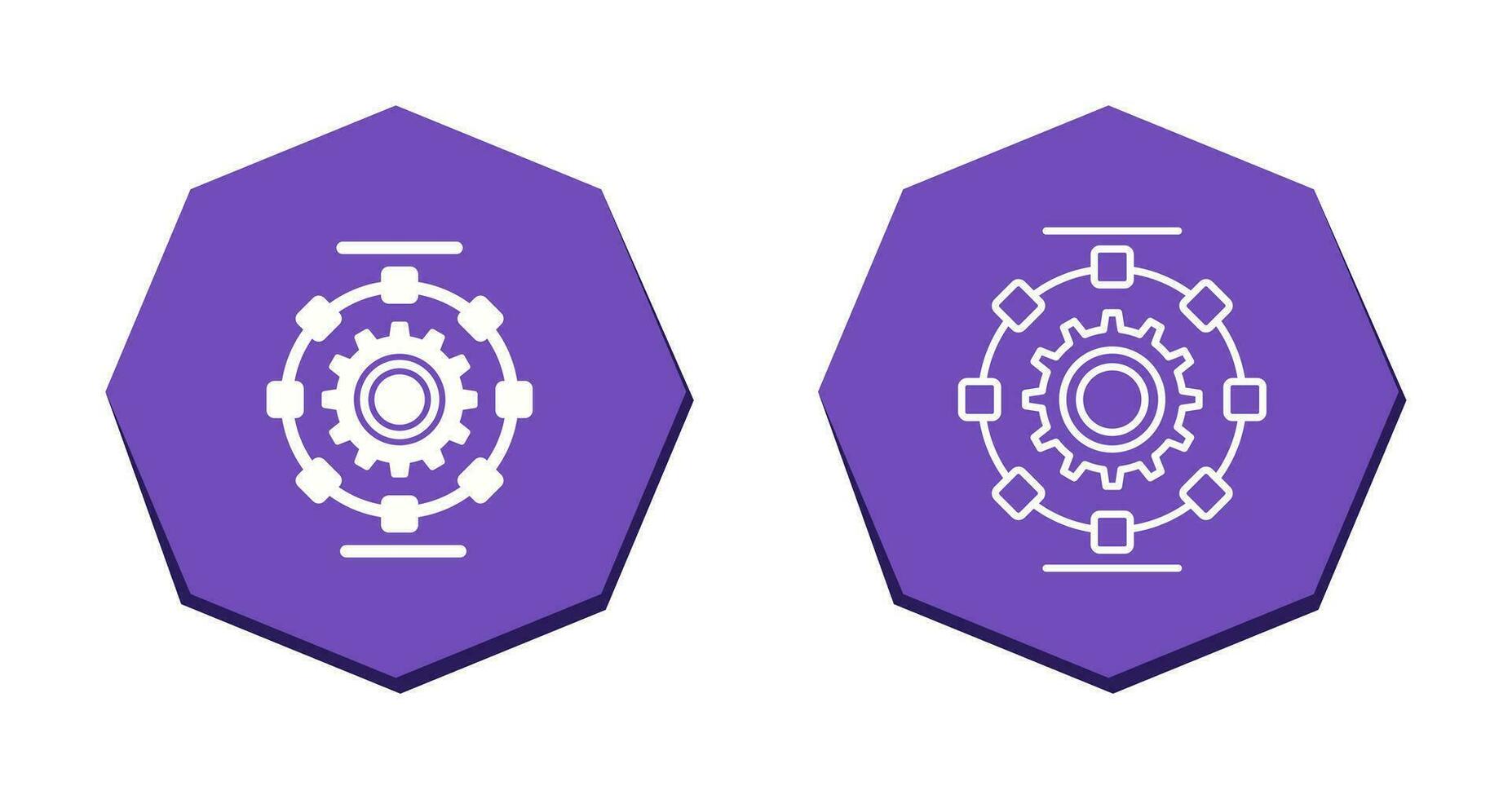 Automated Process Vector Icon