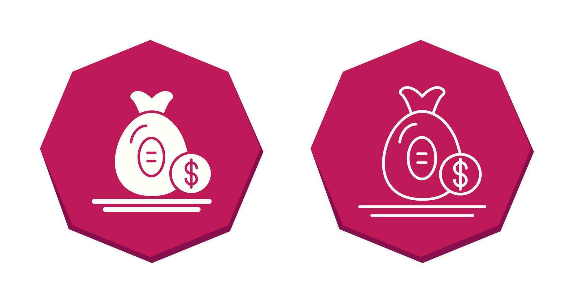 Money Bag Vector Icon