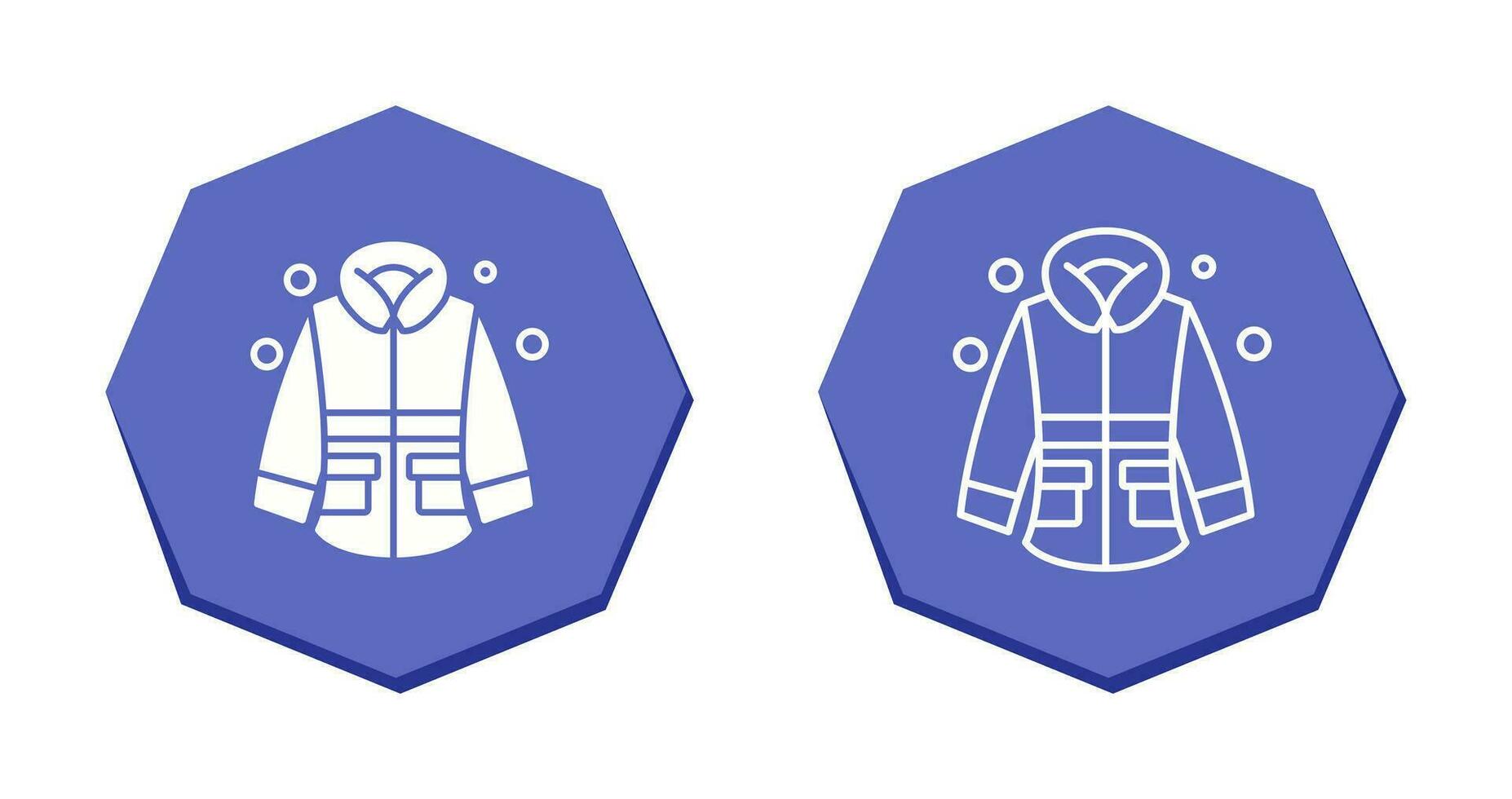 Winter Jacket Vector Icon