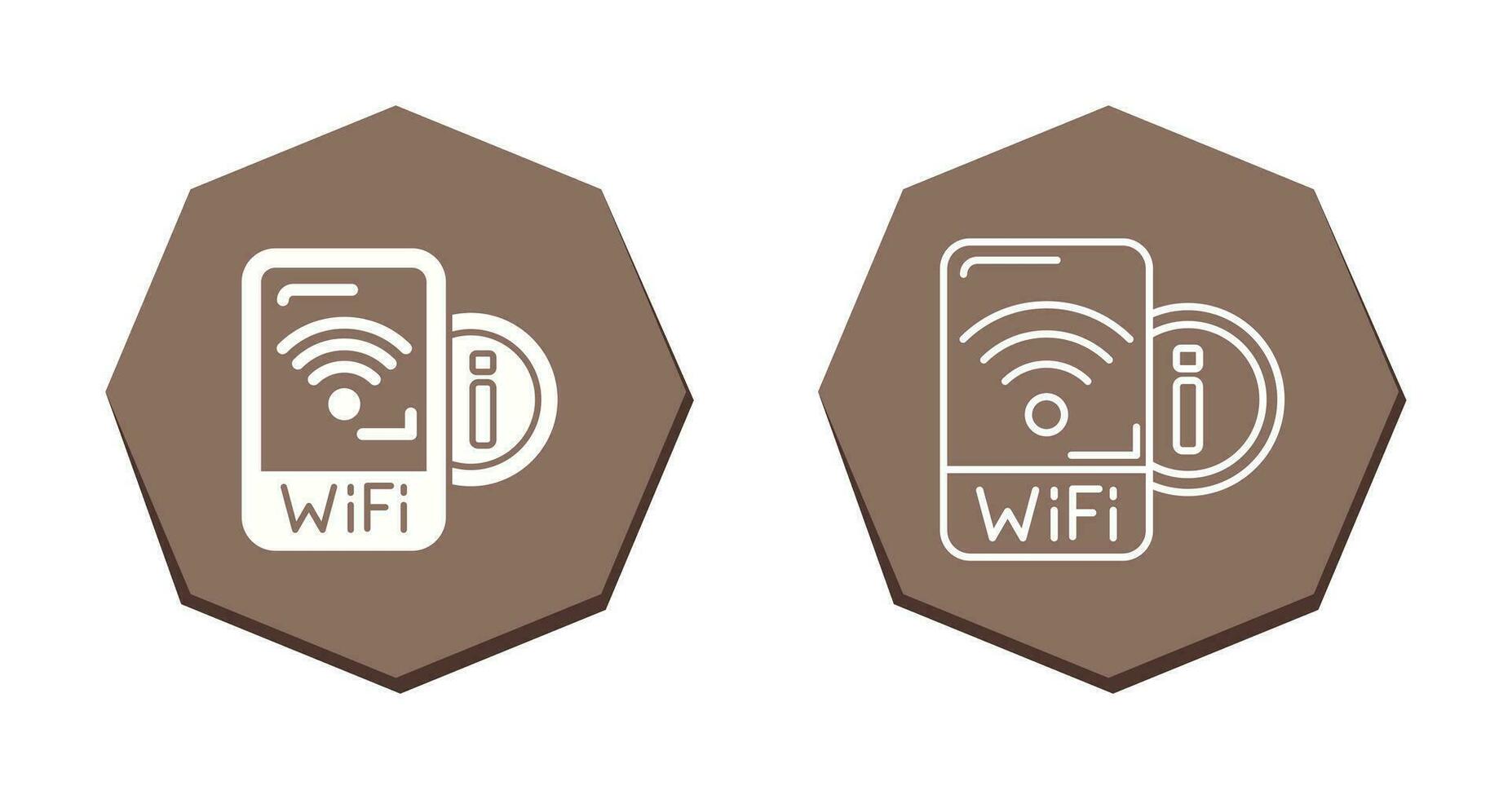 icono de vector de señal wifi