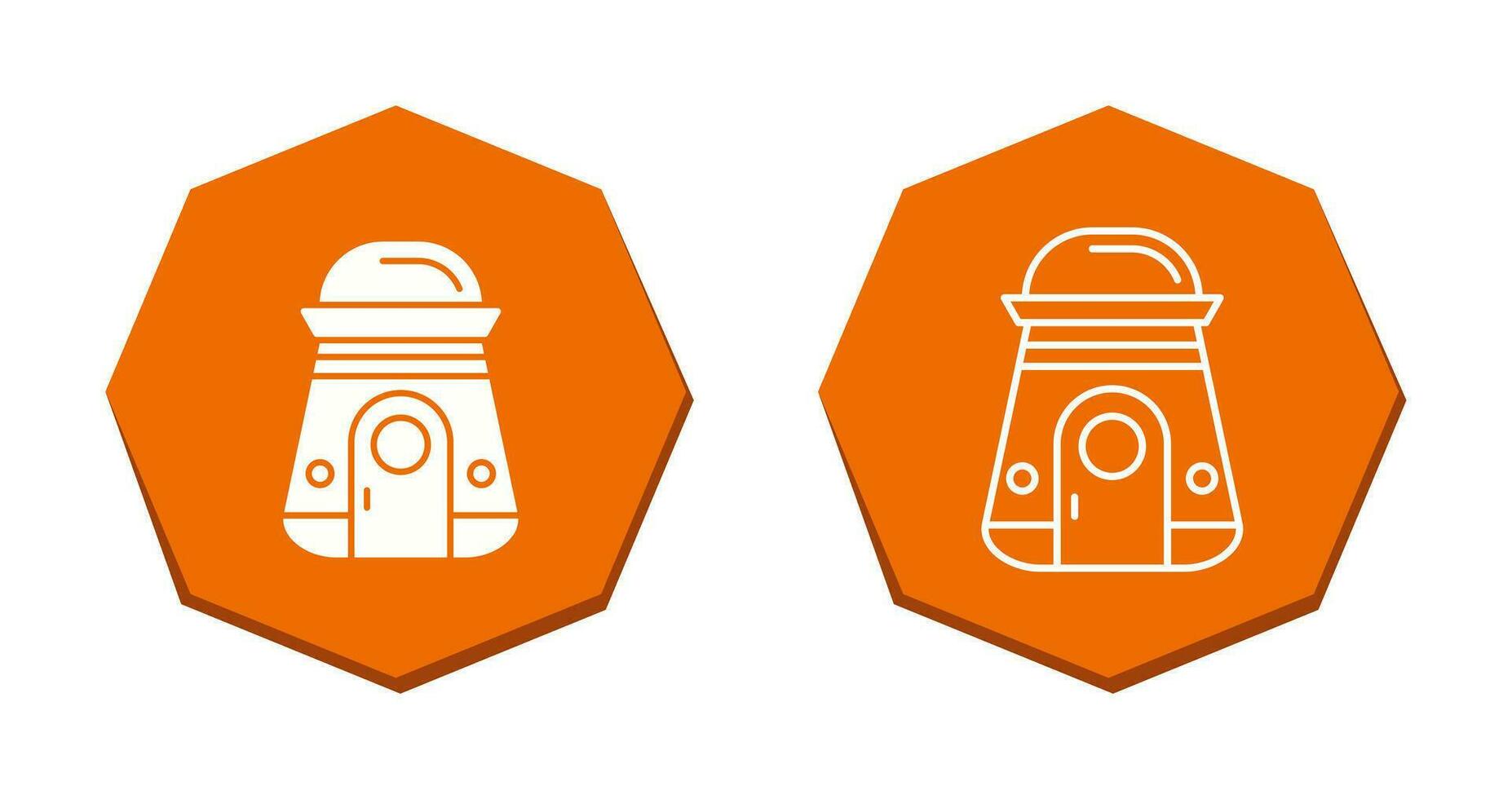 Space Capsule Vector Icon