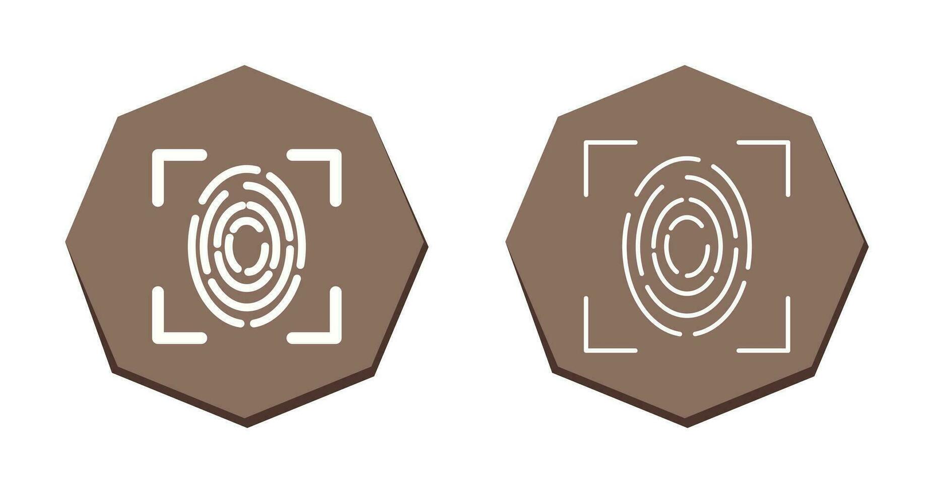 Fingerprint Vector Icon