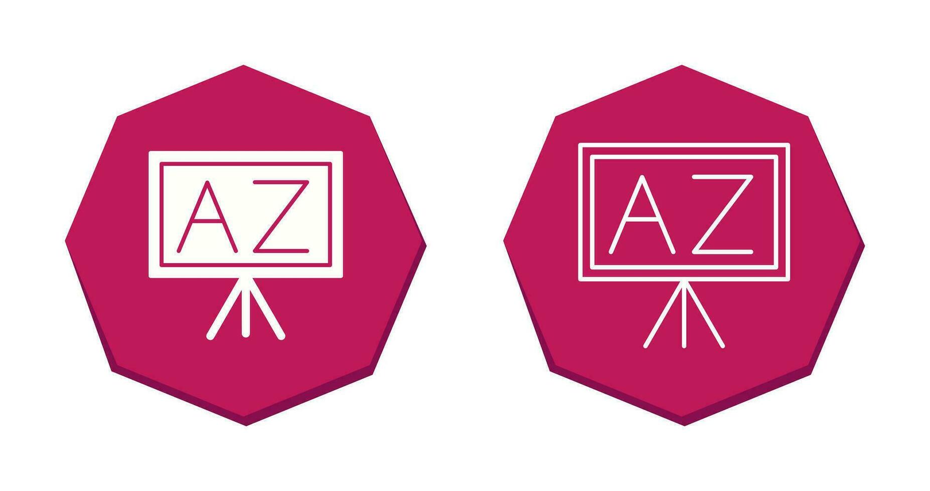 From A To Z Vector Icon