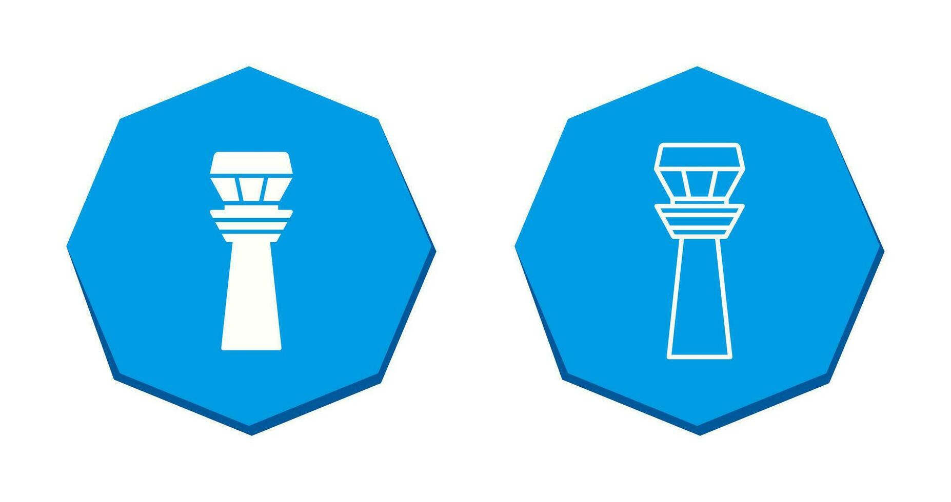 Control Tower Vector Icon