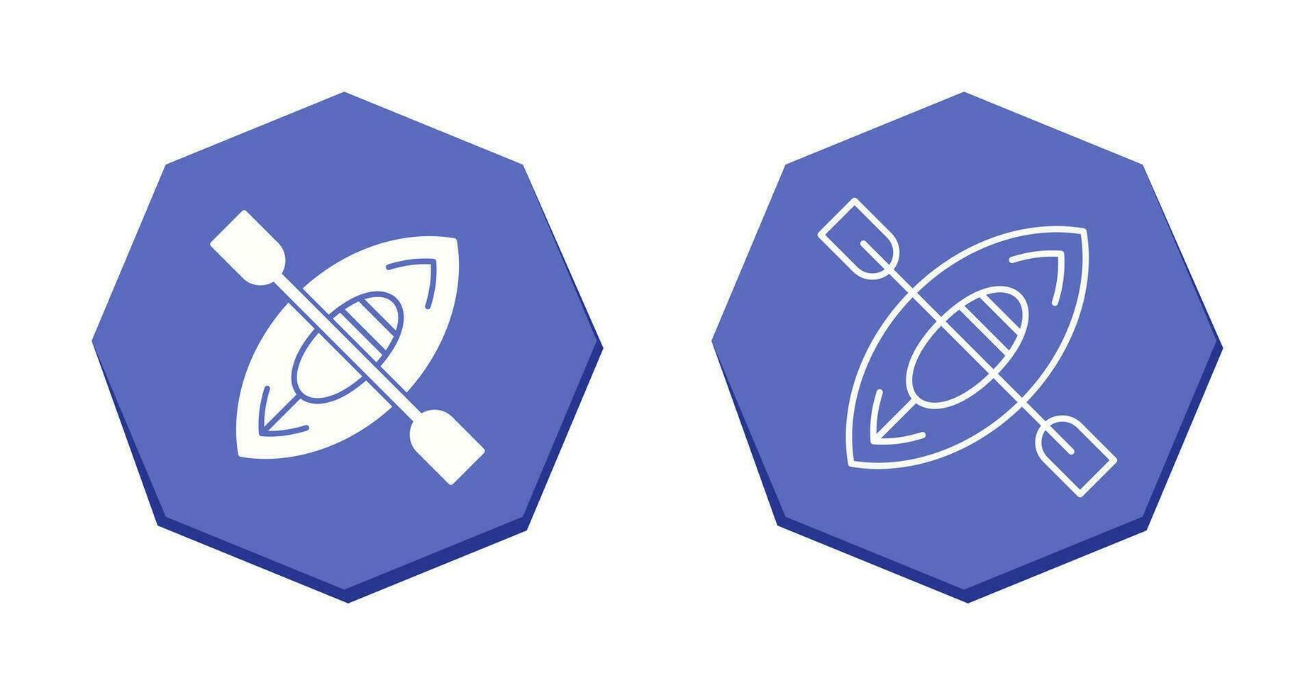 Kayak Vector Icon