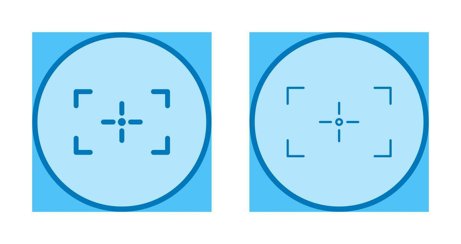 Unique Focus Vector Icon