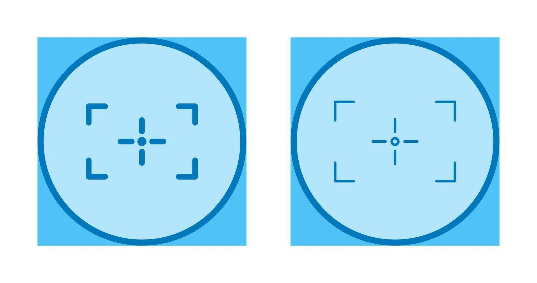 Unique Focus Vector Icon