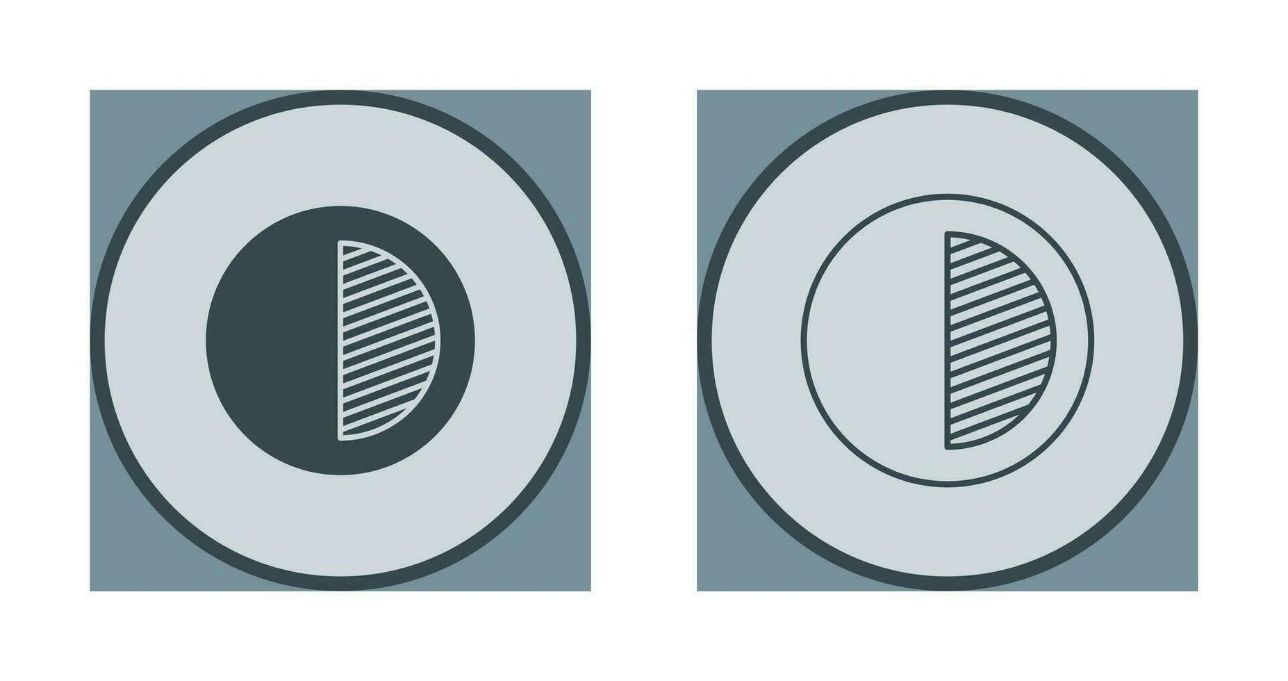 Unique Contrast Vector Icon