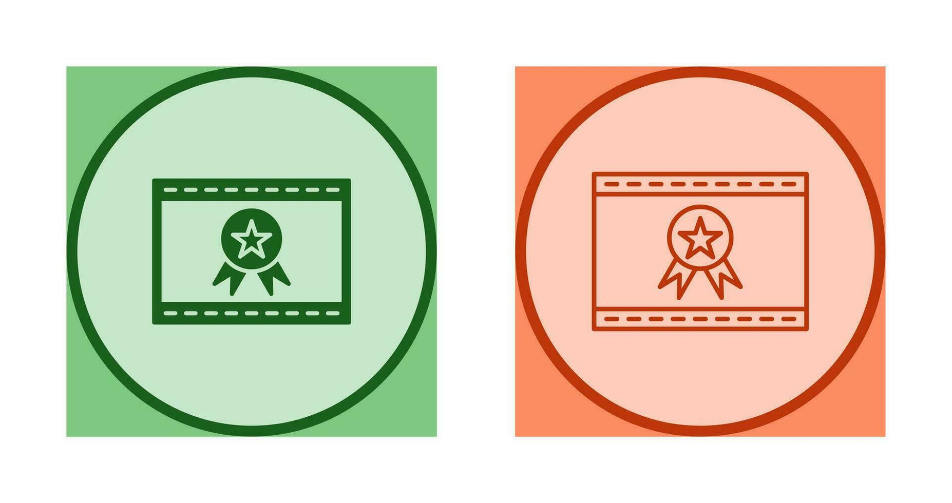 Unique Web Award Vector Icon
