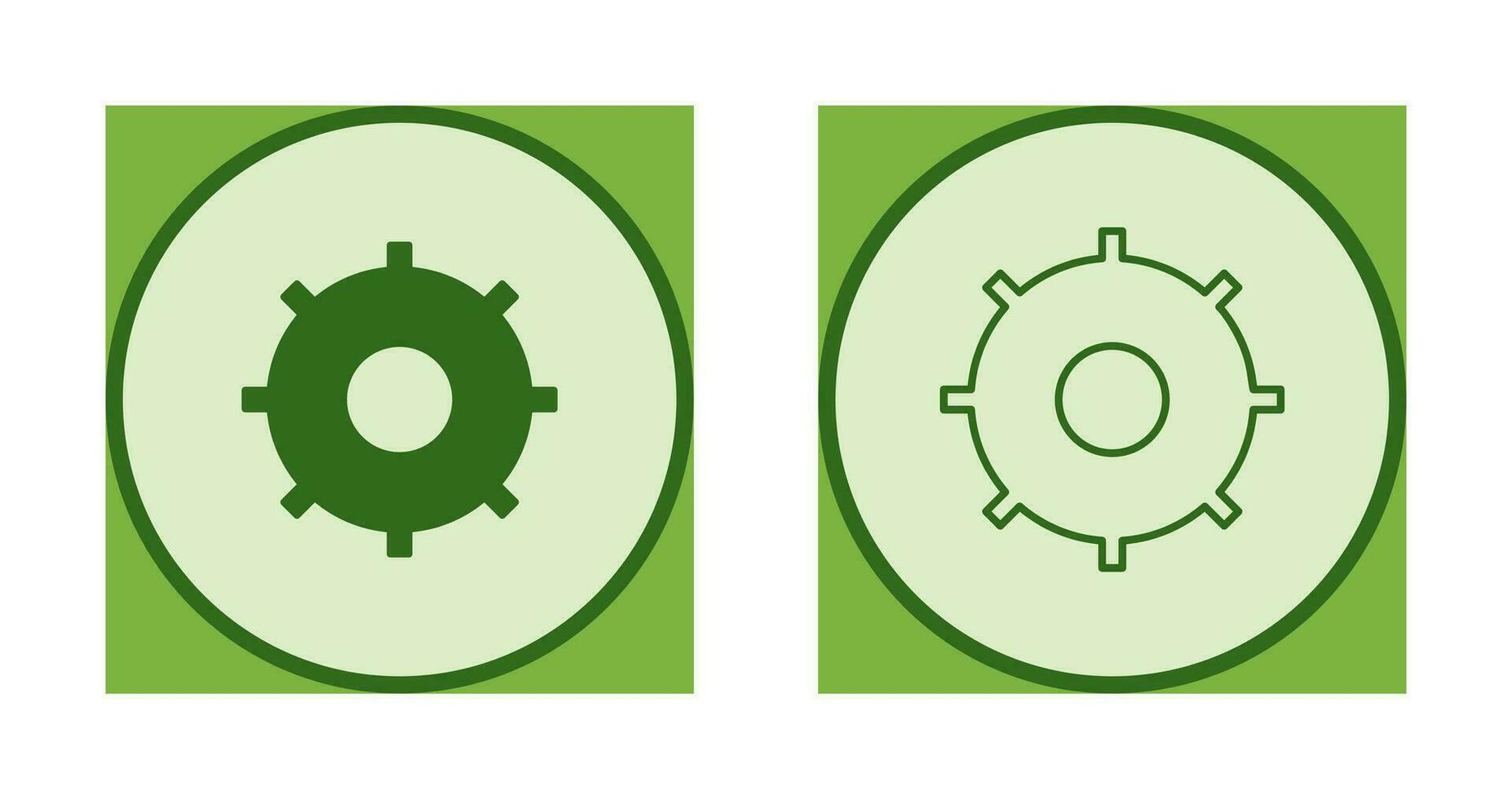 Unique Settings Vector Icon