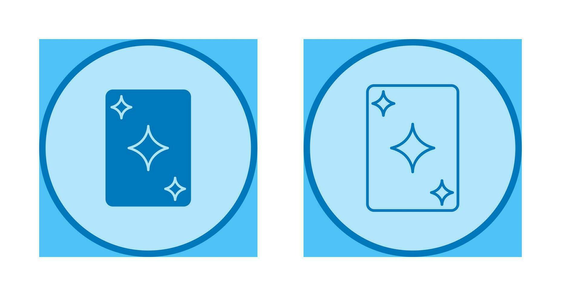 Unique Card Vector Icon