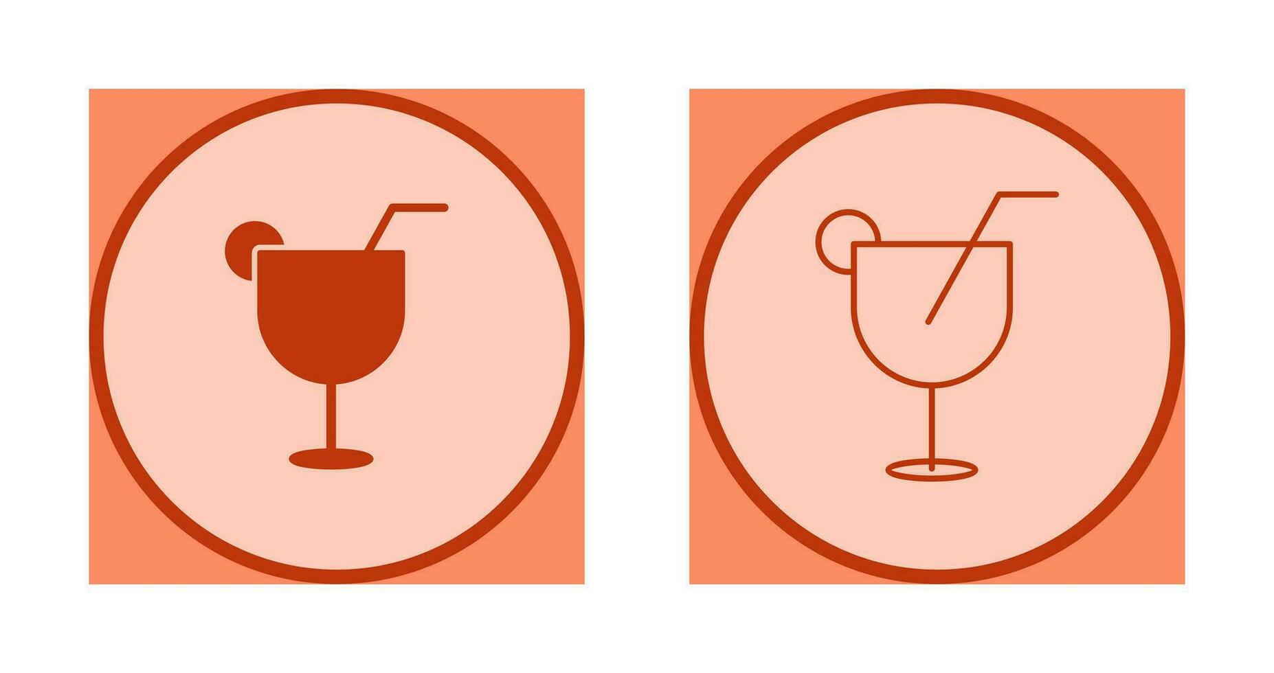 Unique Drinks Vector Icon