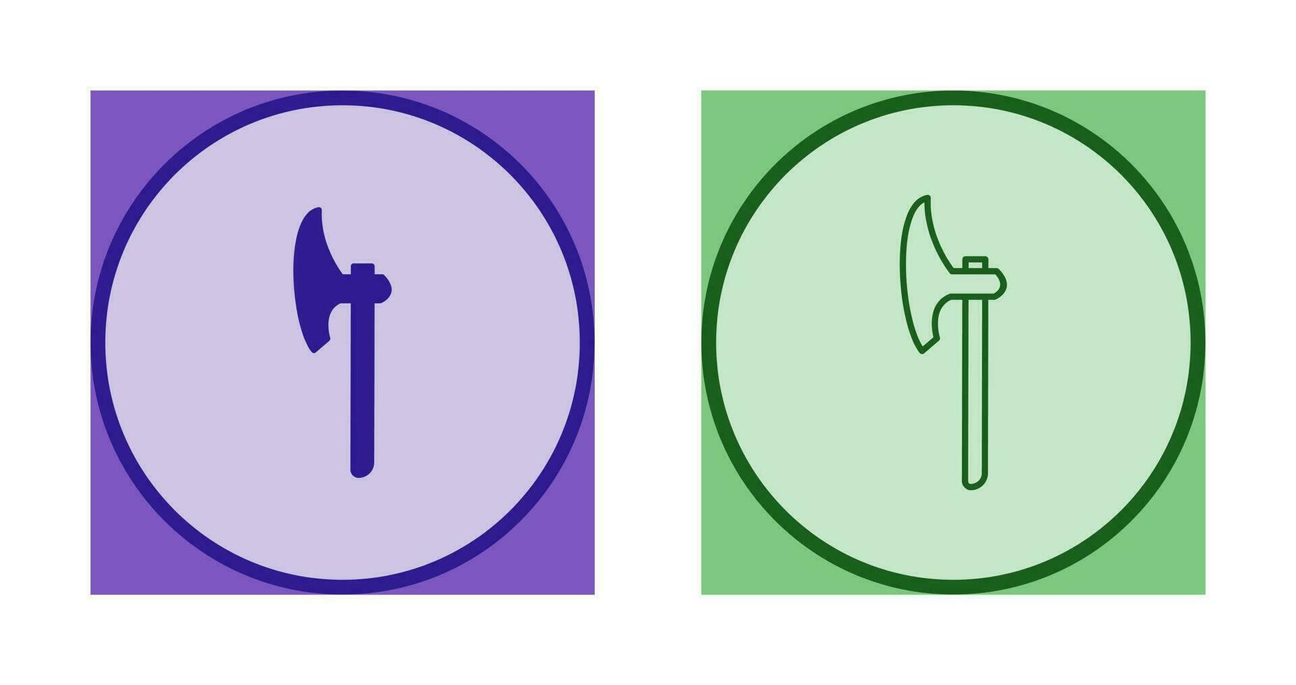 Unique Axe Vector Icon