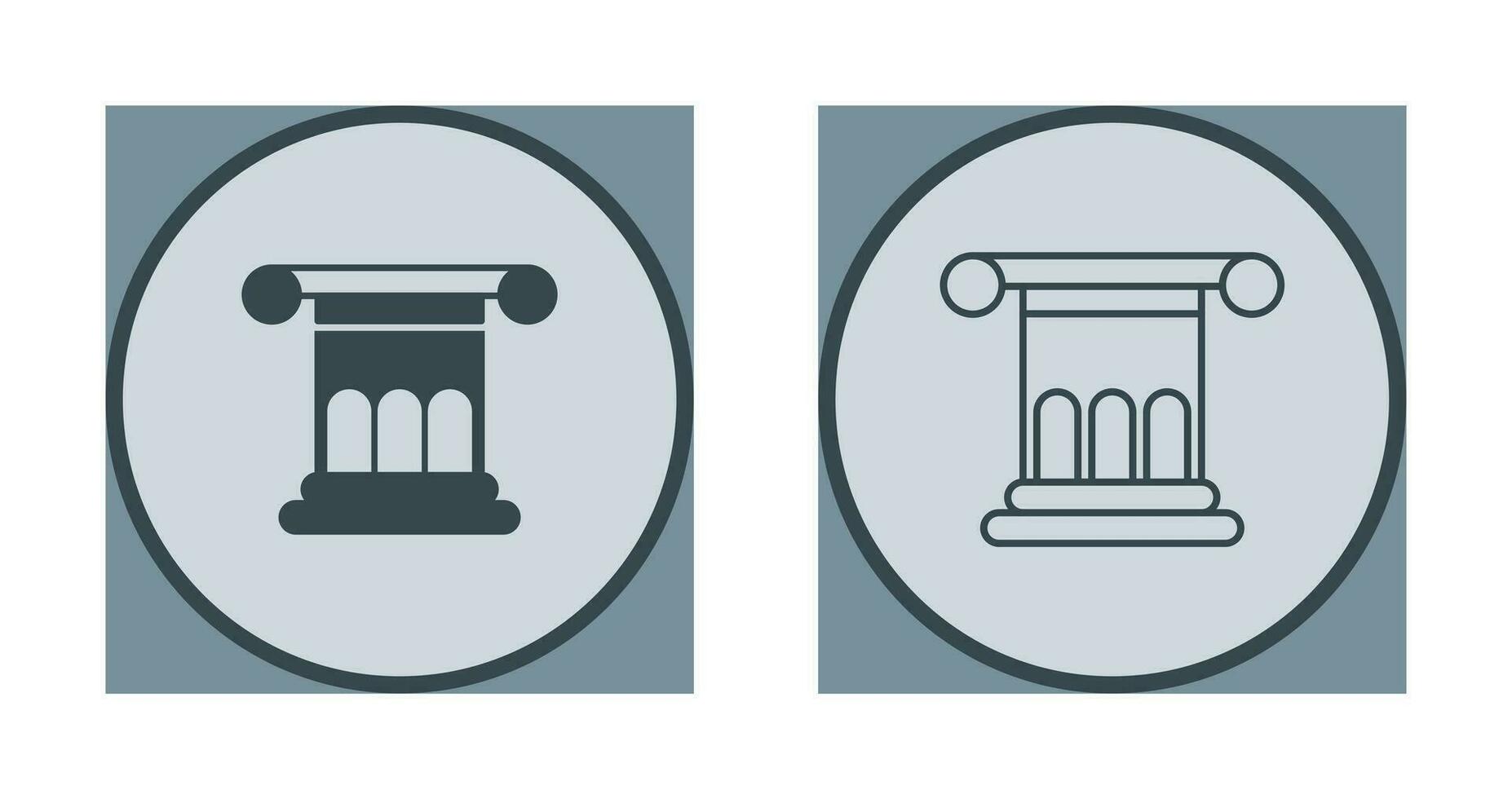 Roman Law Vector Icon