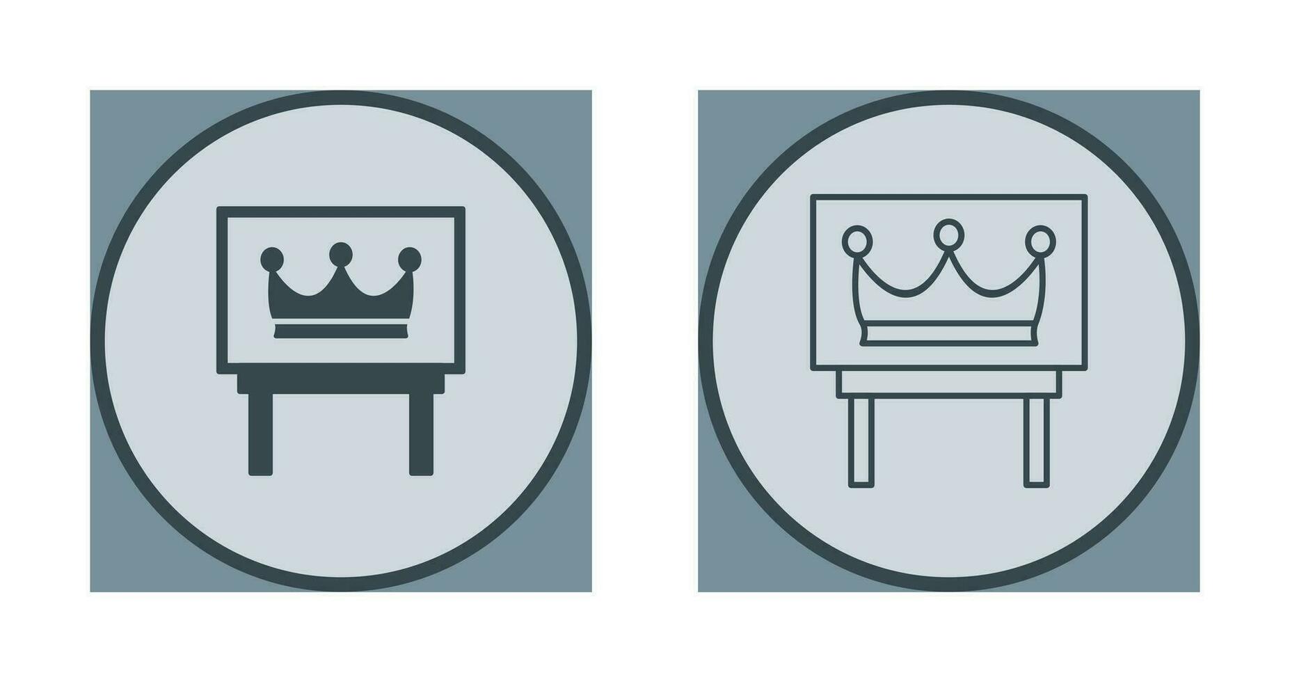 Crown Exhibit Vector Icon