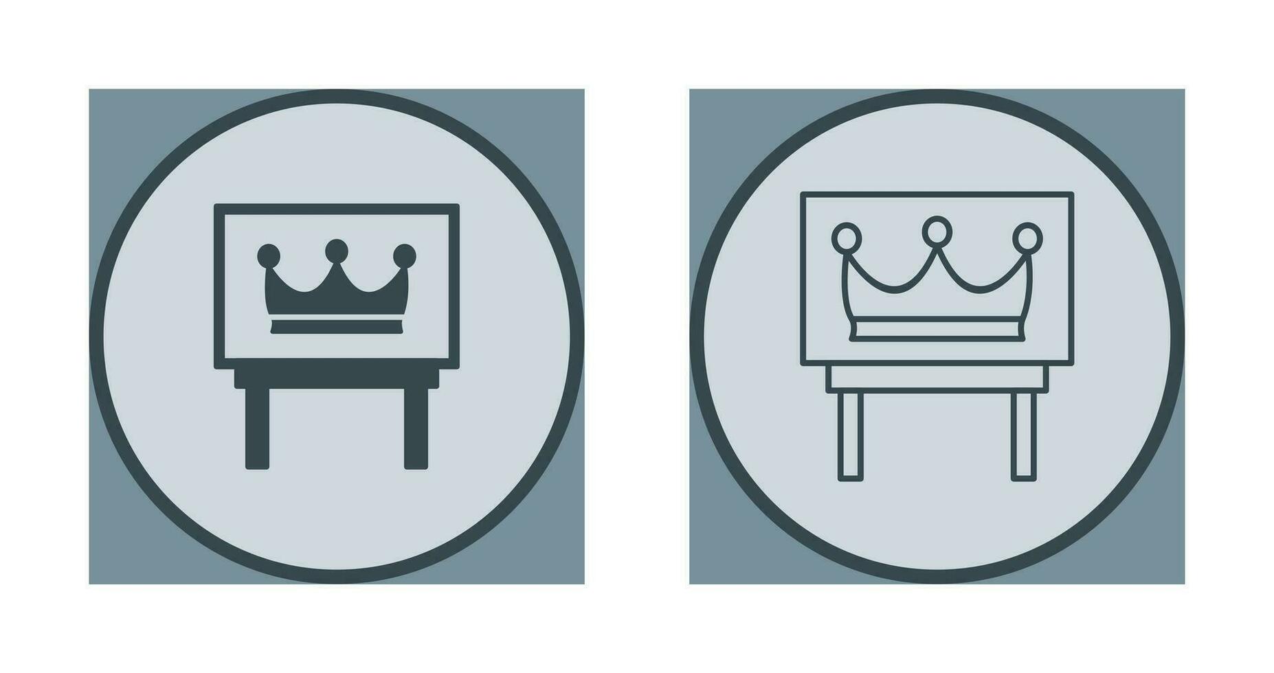 Crown Exhibit Vector Icon