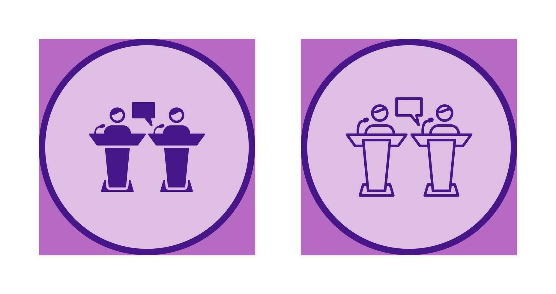 Debate Vector Icon