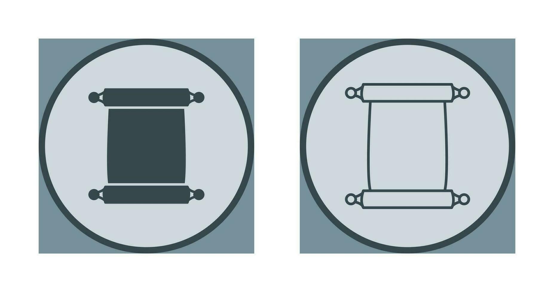 Scroll of Paper Vector Icon