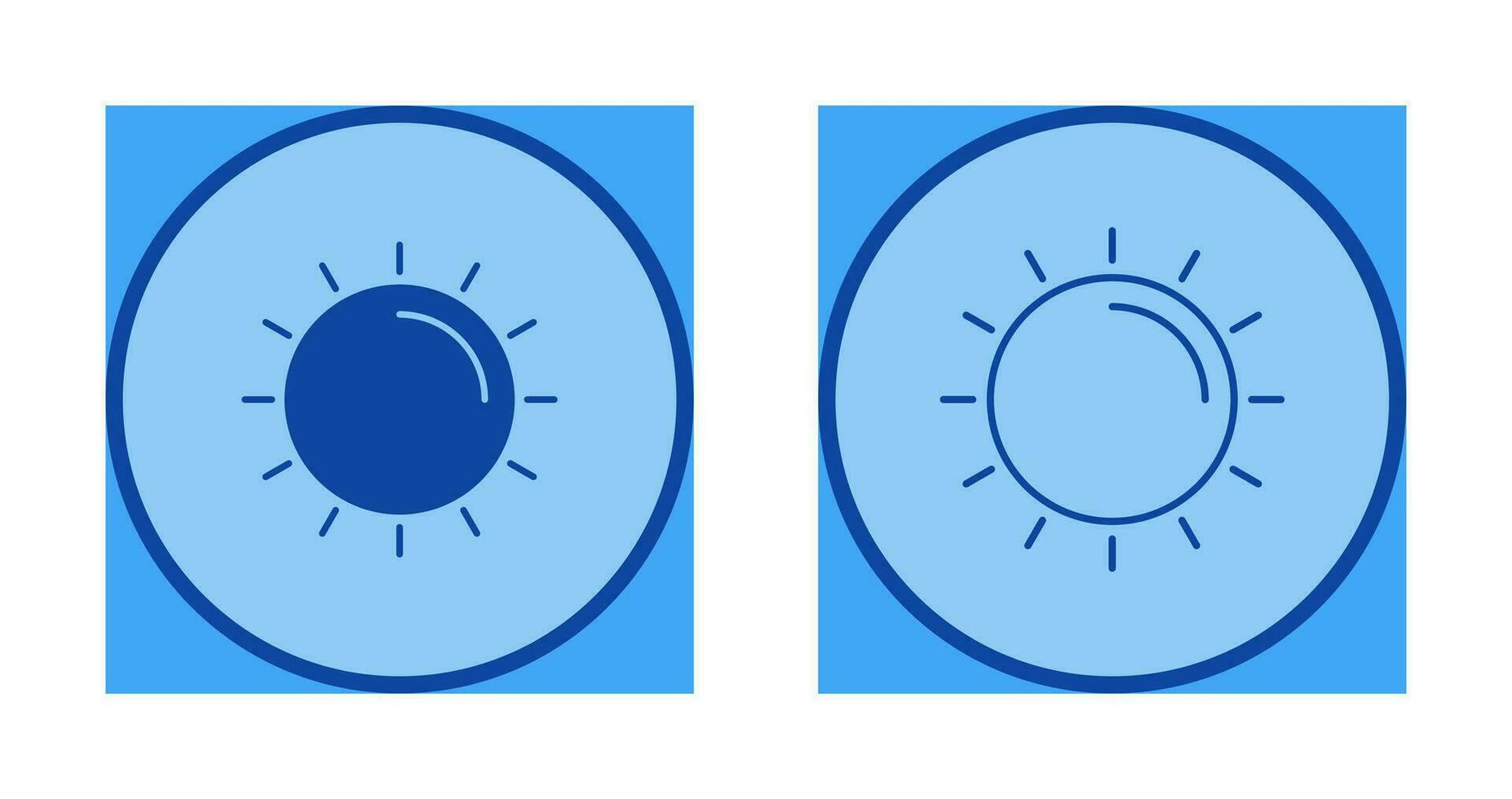 Sun Vector Icon