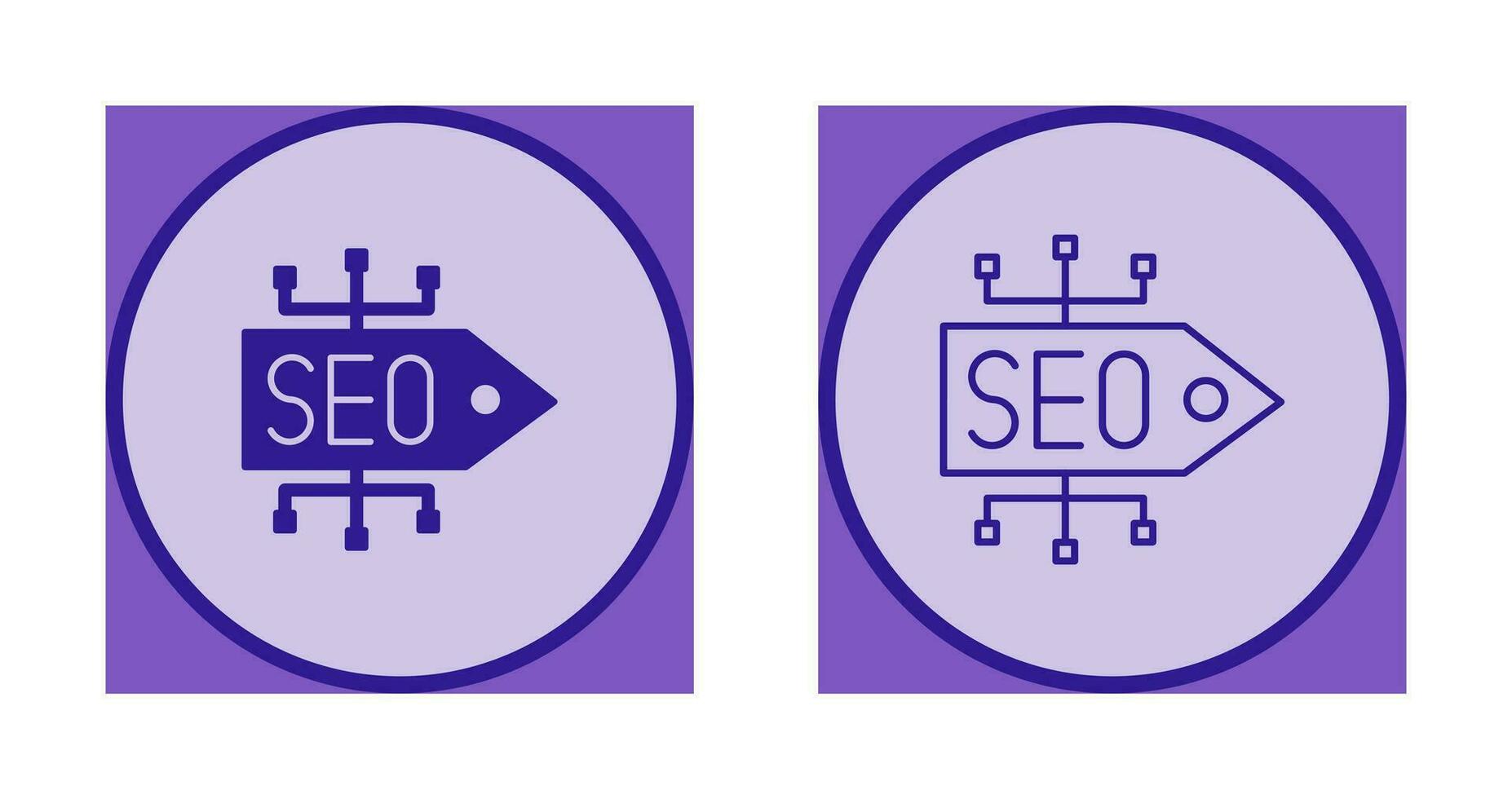 SEO Tag Vector Icon