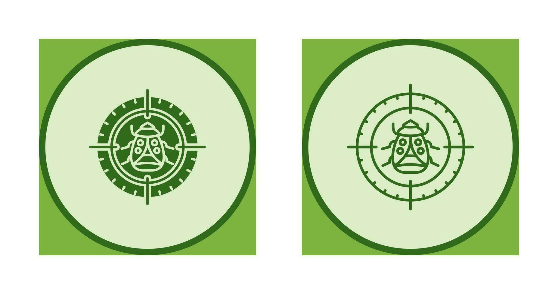 Bug Target Vector Icon