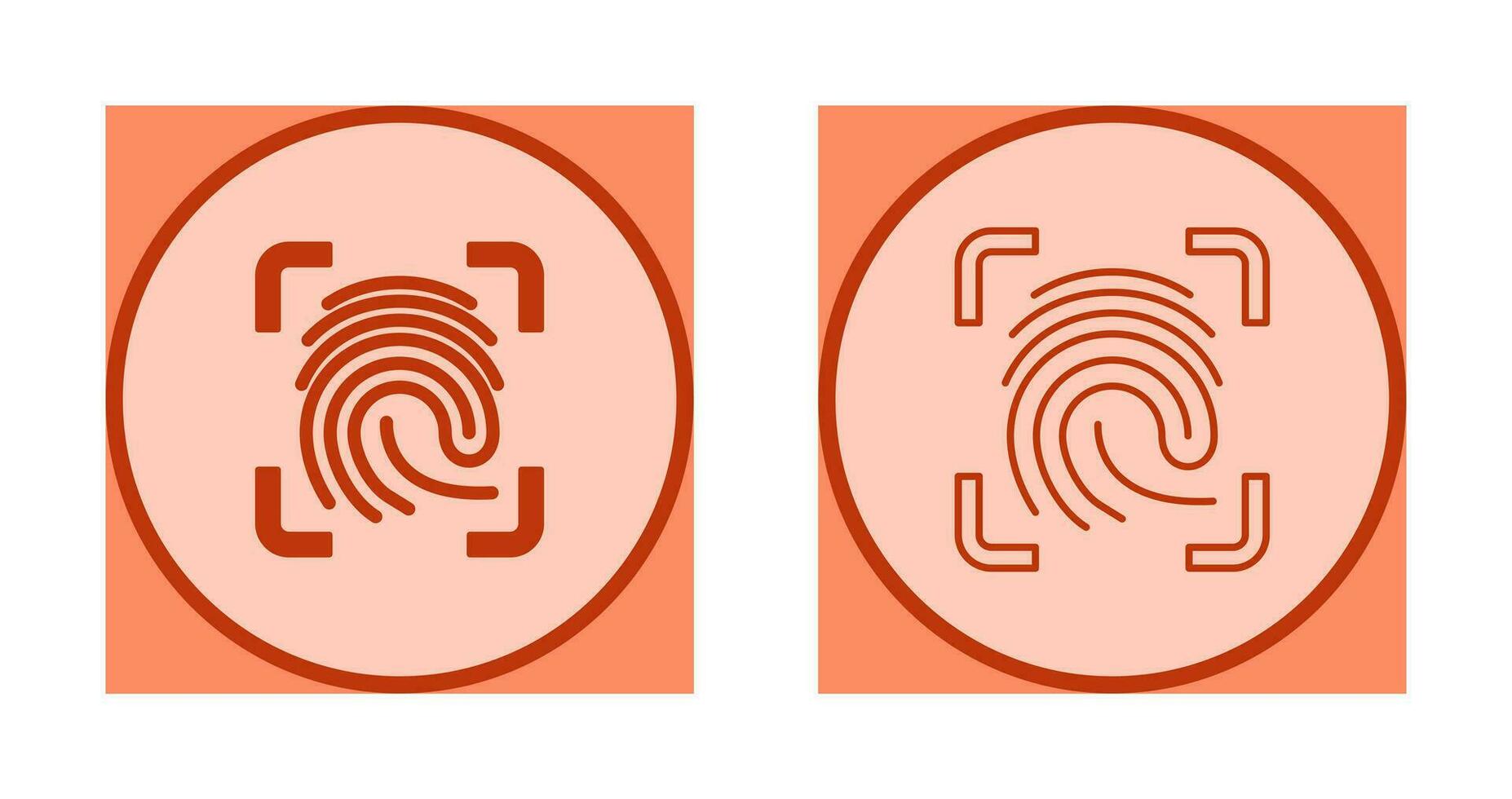 Finger Print Vector Icon