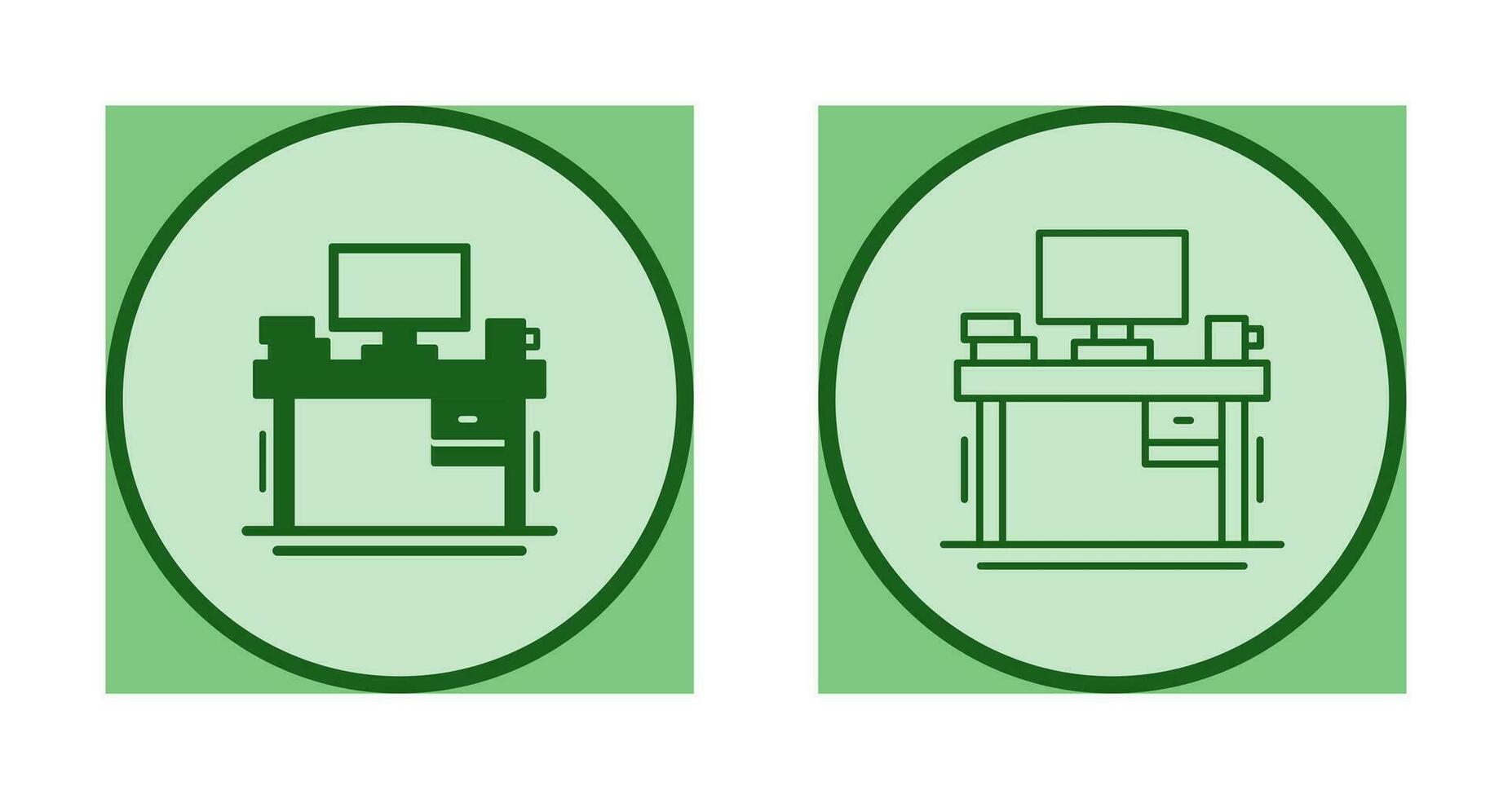 Desk Vector Icon