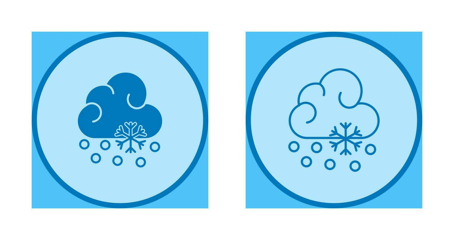 Snow Fall Vector Icon