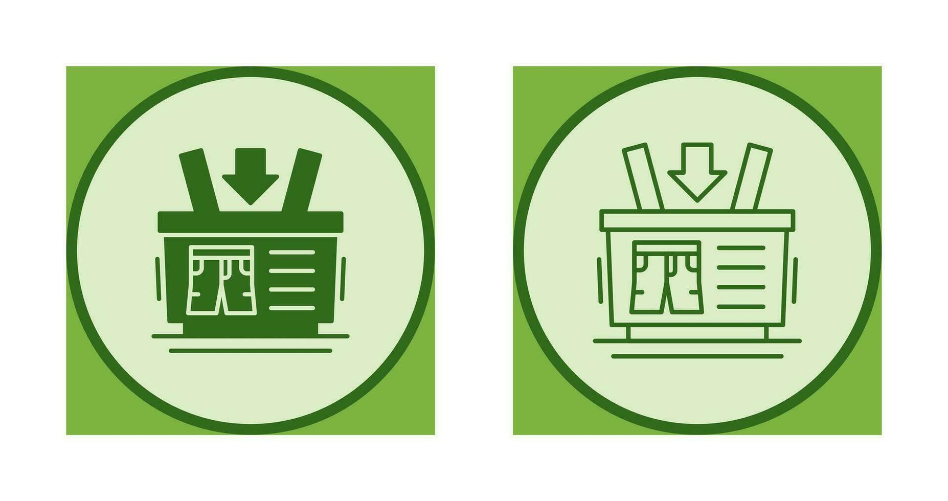 Shopping Basket Vector Icon