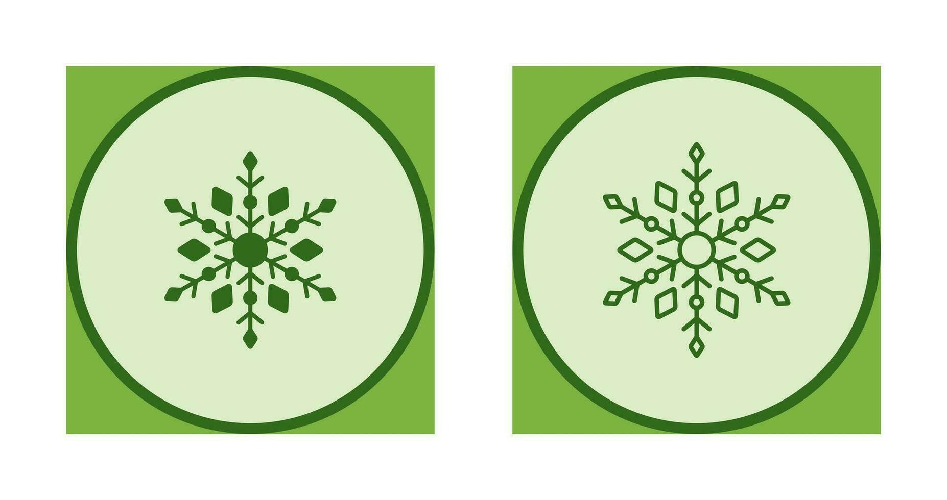 icono de vector de copo de nieve