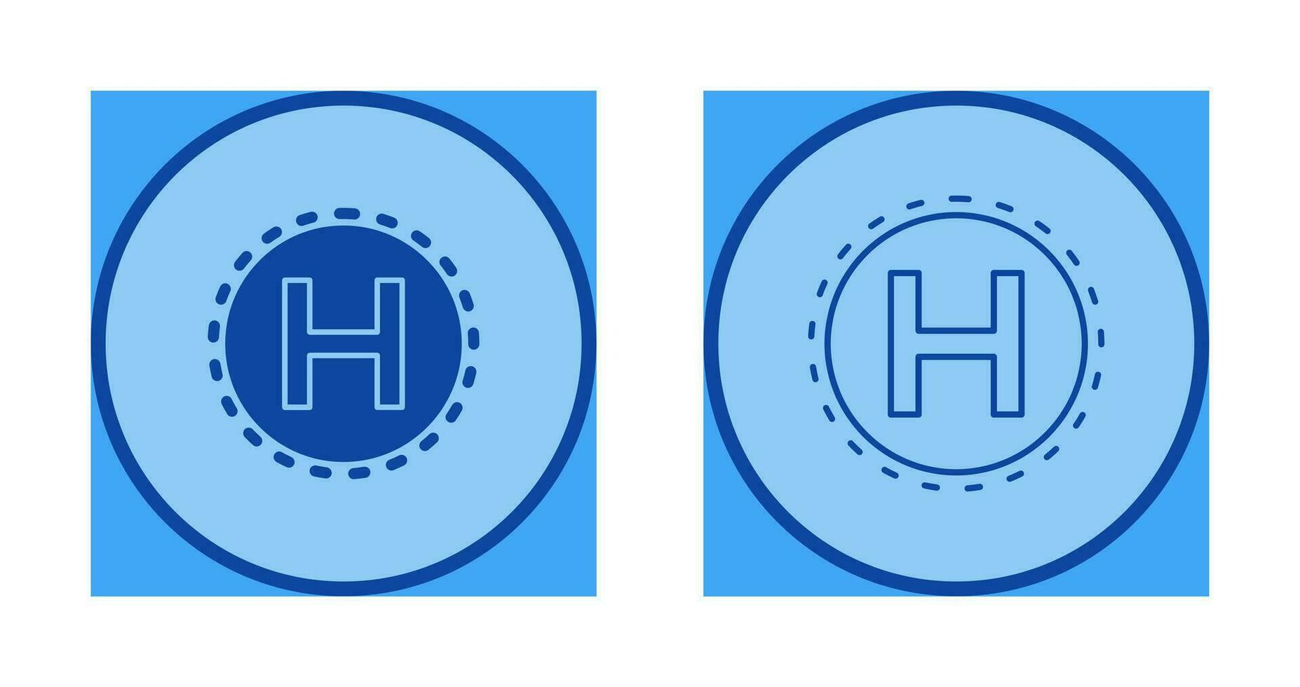 Helipad Vector Icon