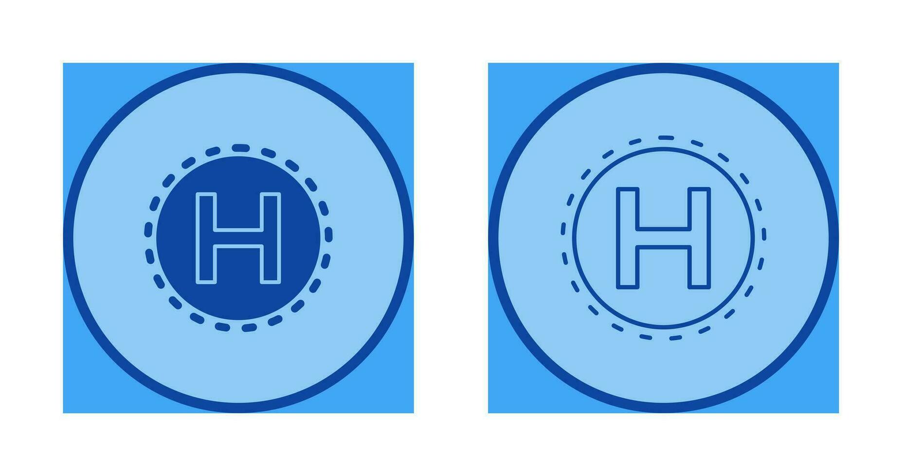 Helipad Vector Icon