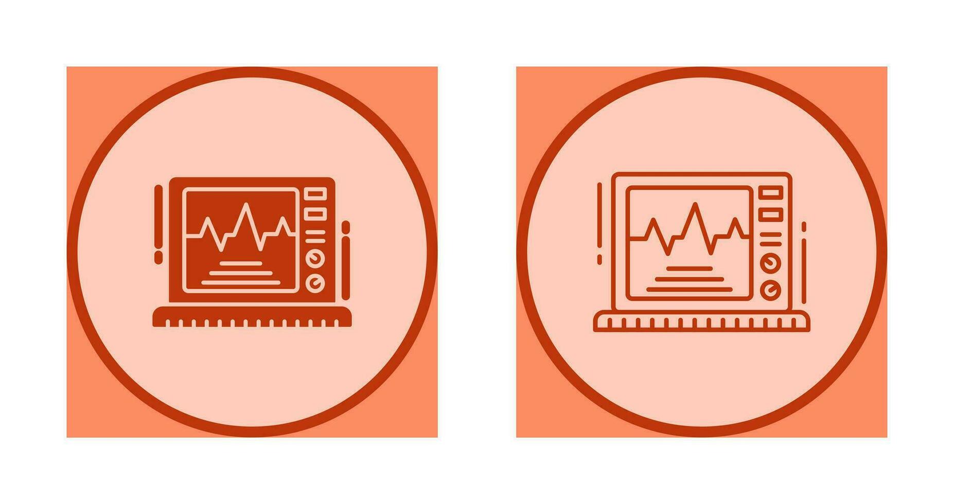 Ekg Monitor Vector Icon