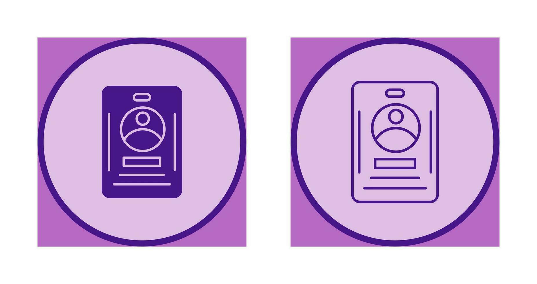 Office Card Vector Icon