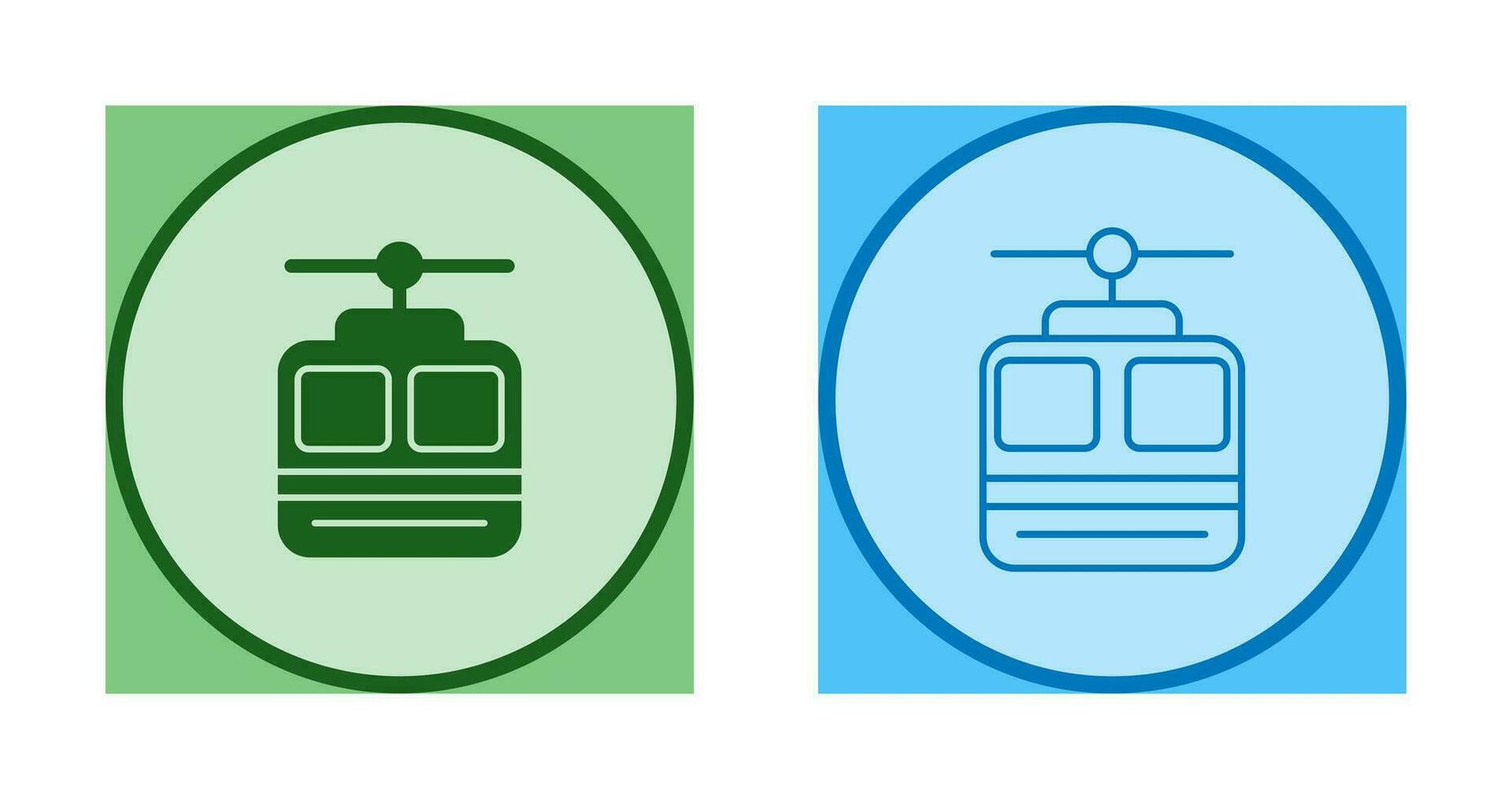 Cable car Vector Icon