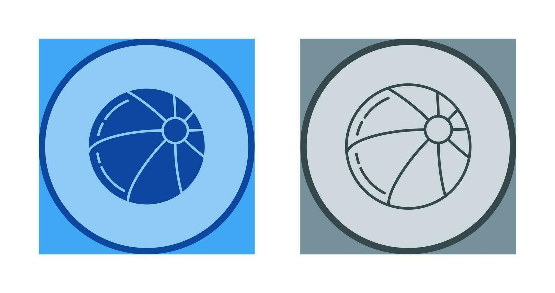 Beach Ball Vector Icon