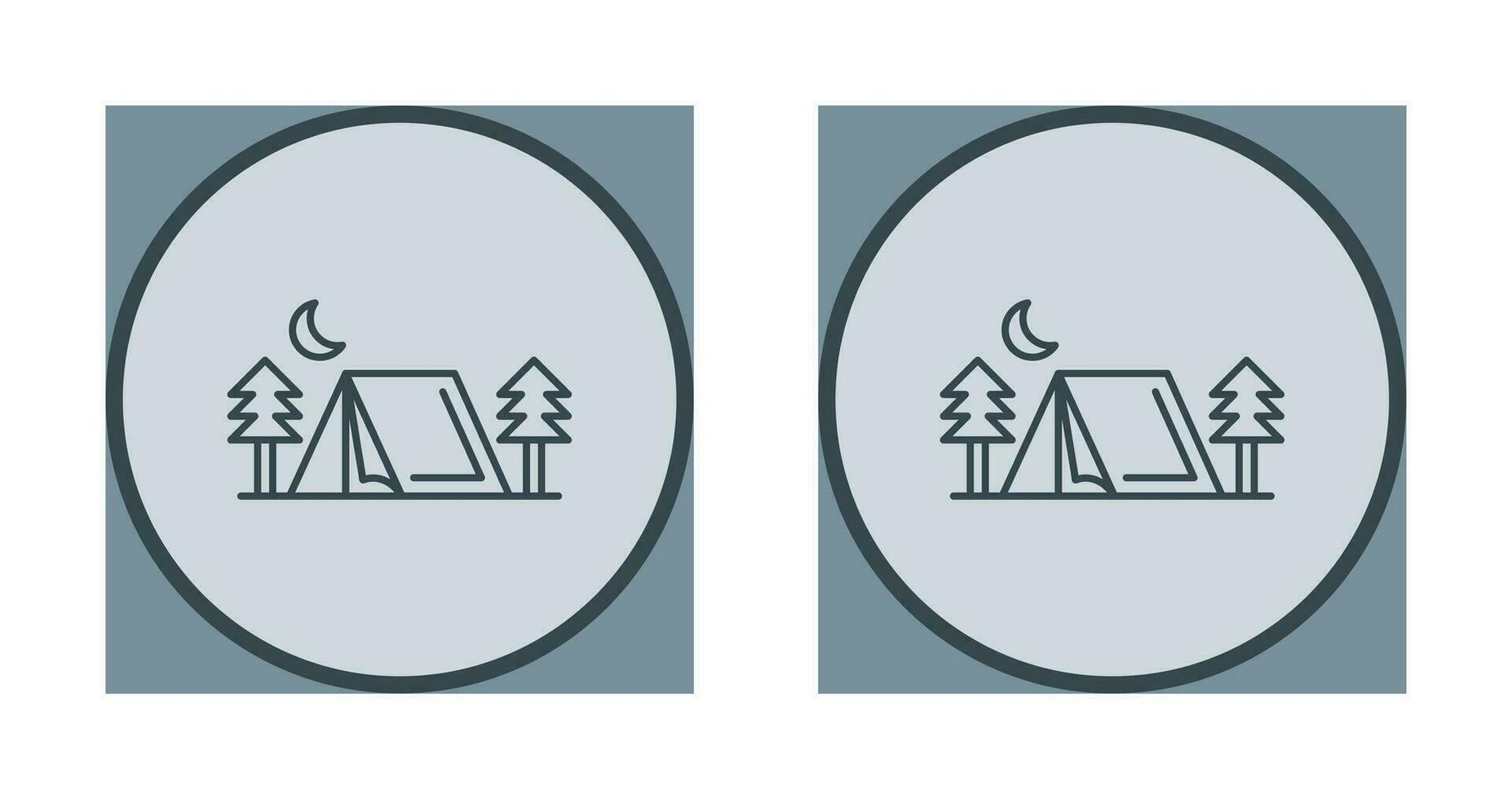 Tent Vector Icon