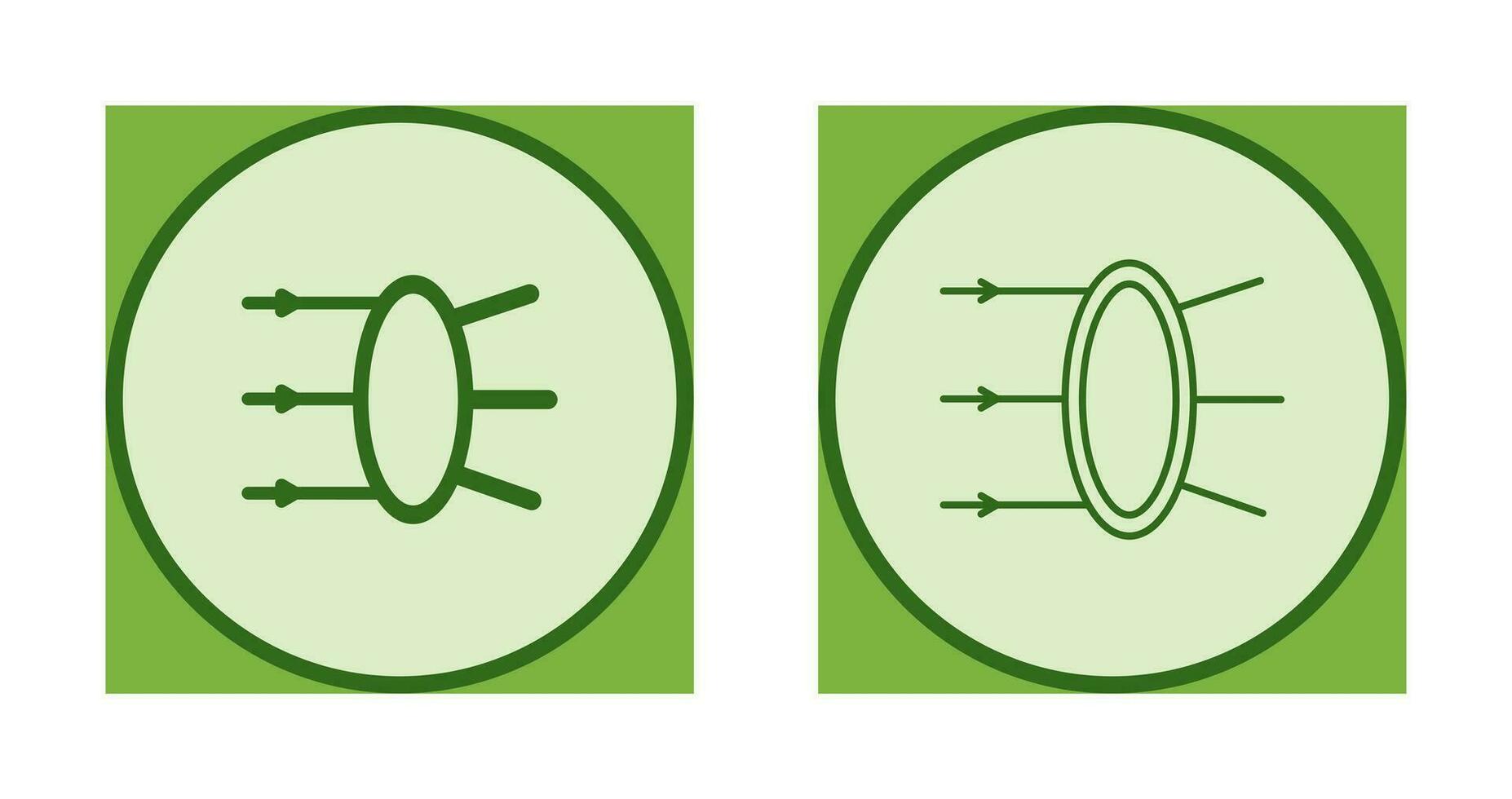 Refraction Vector Icon