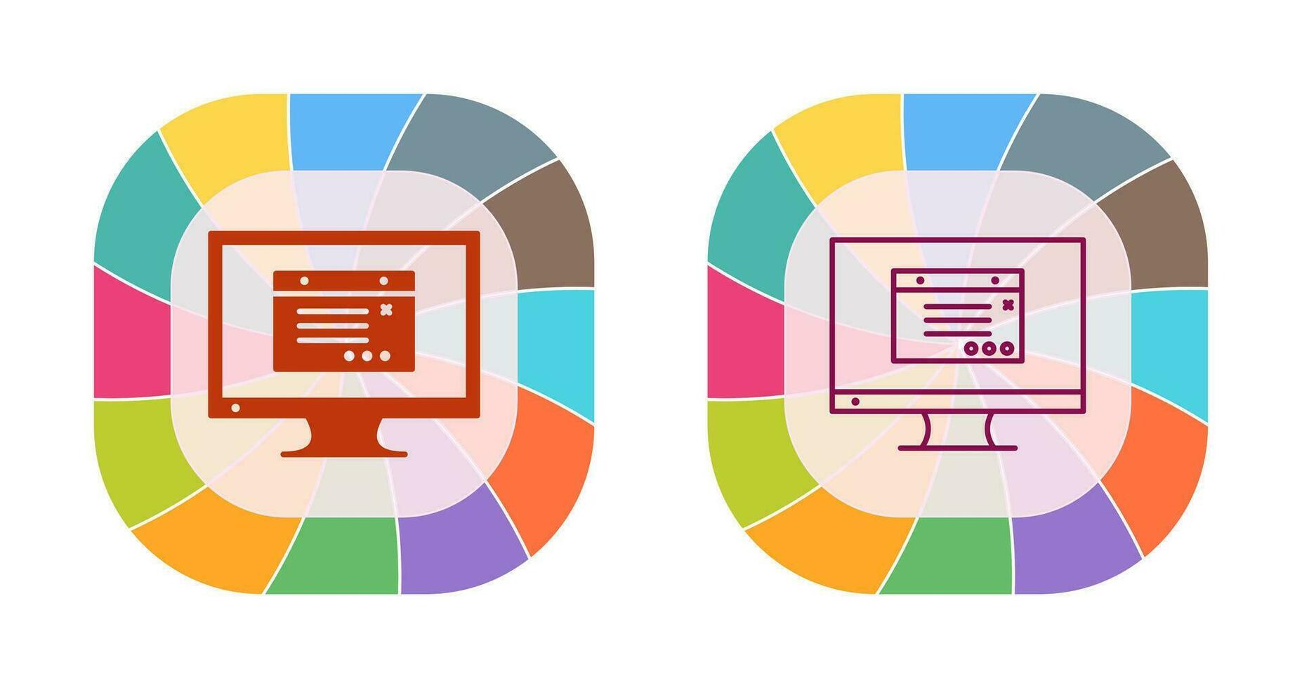 Unique Internet Ads Vector Icon