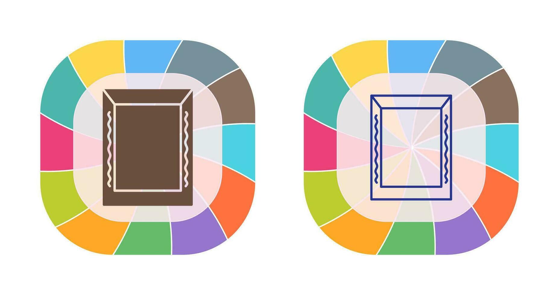 Unique Frame Vector Icon