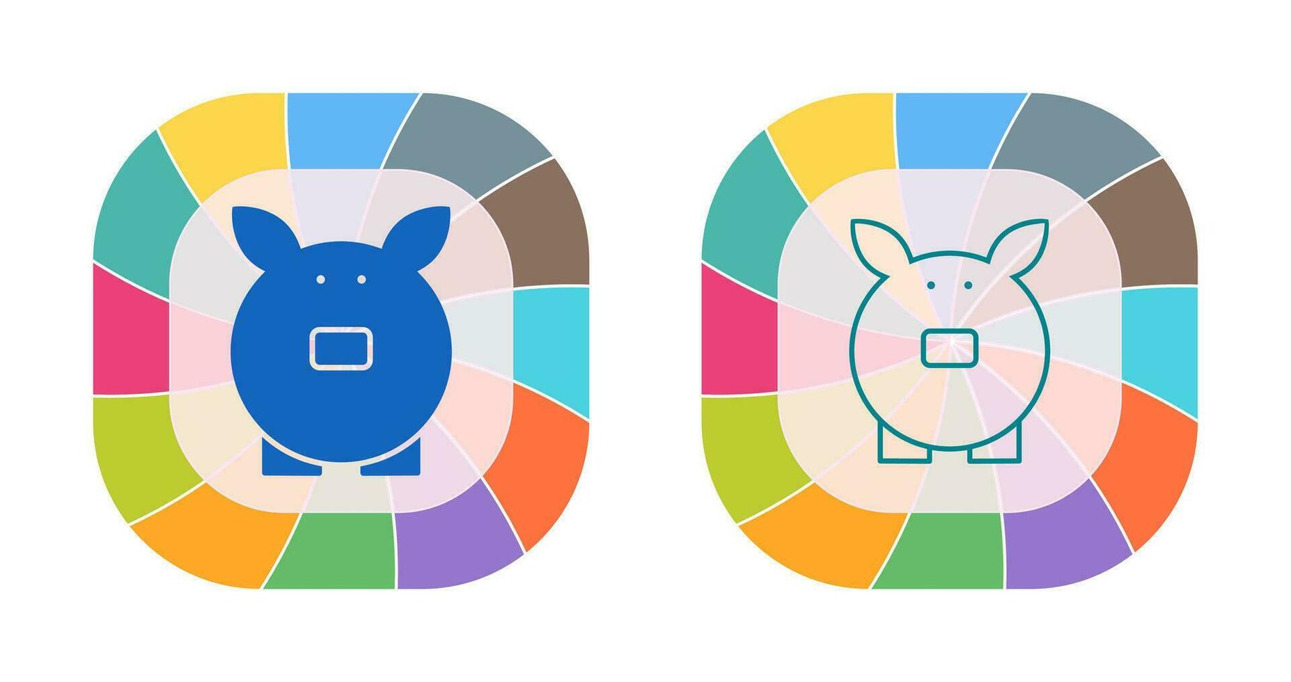 Unique Savings Vector Icon